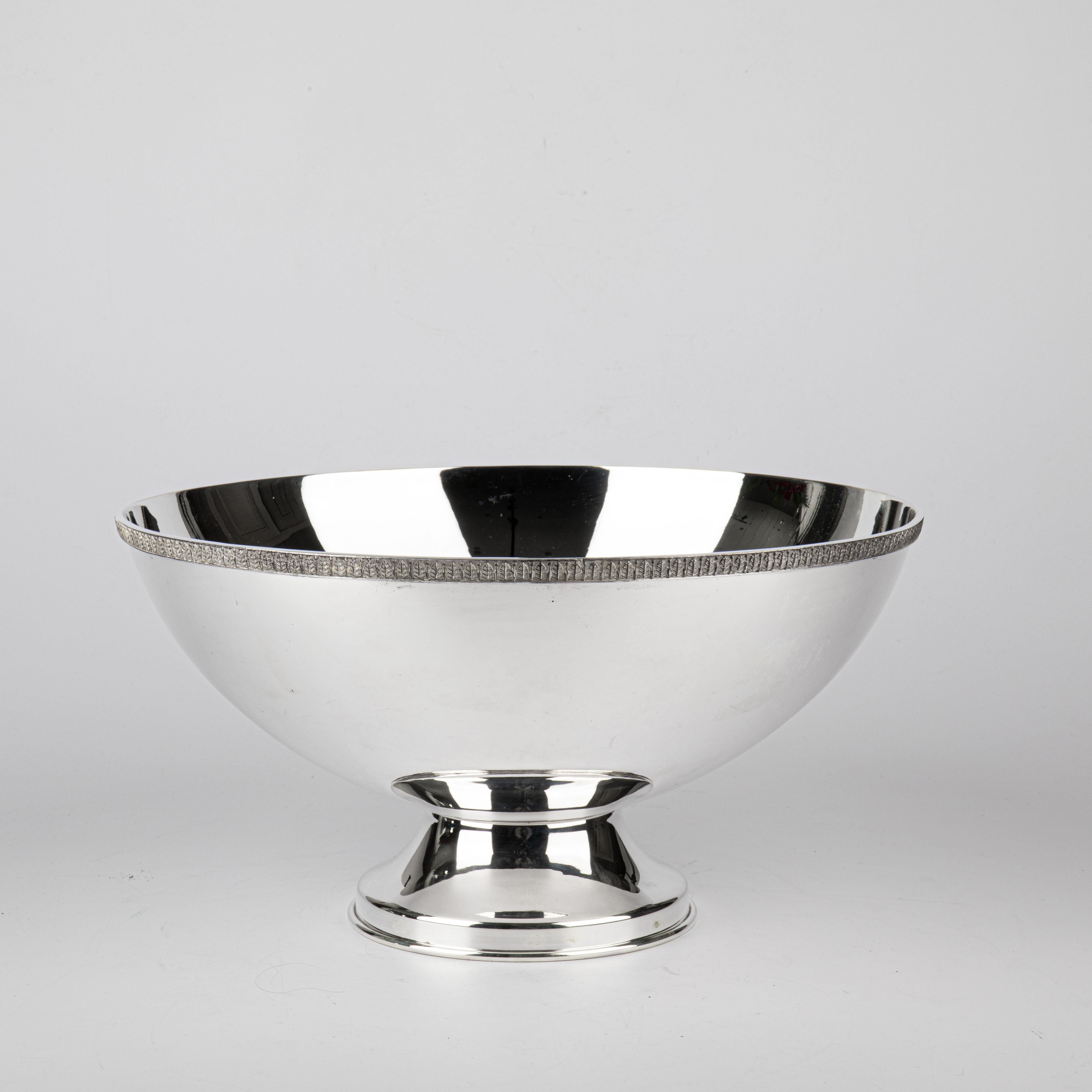 Malmezon Gümüş Ayaklı Bowl