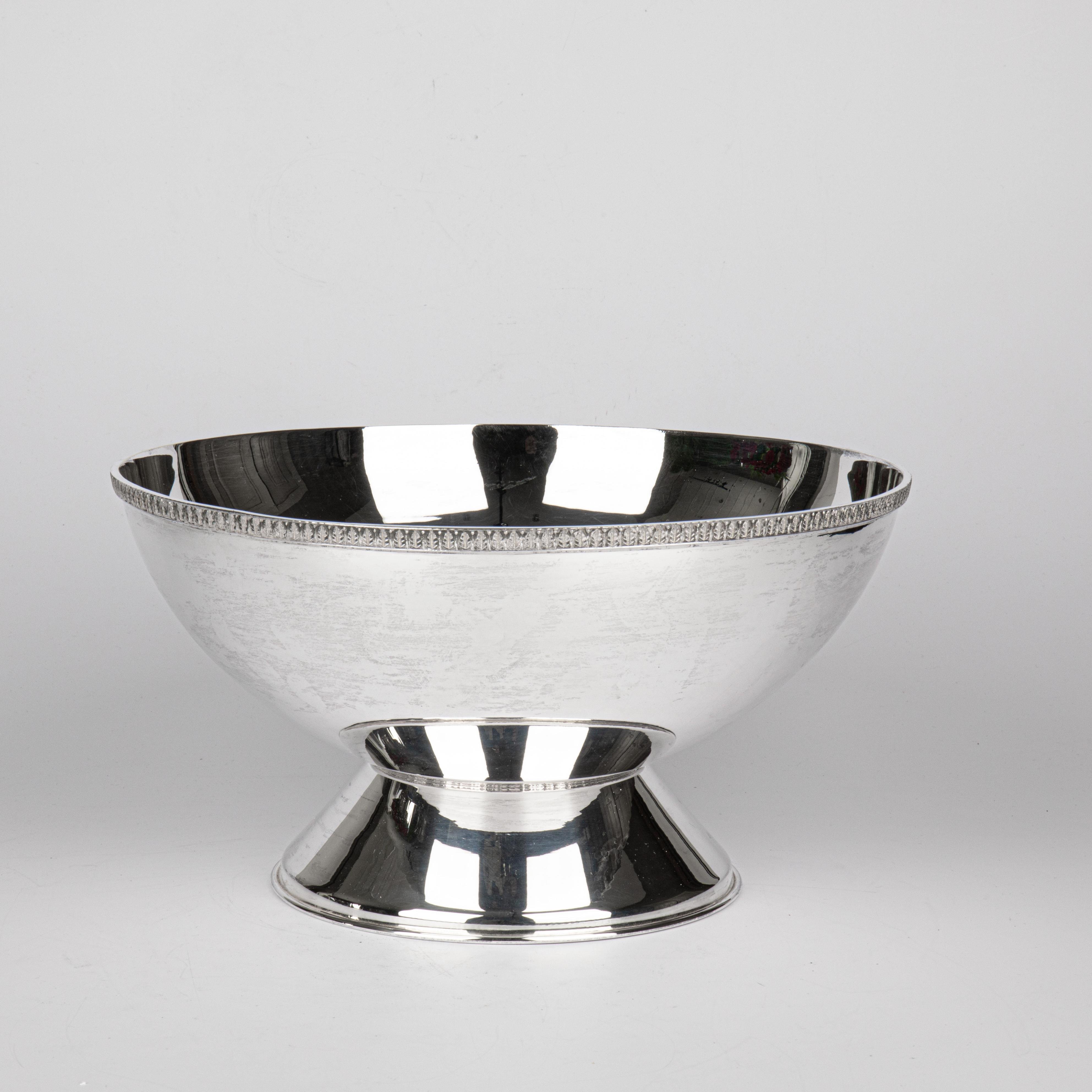 Malmezon Gümüş Ayaklı Bowl