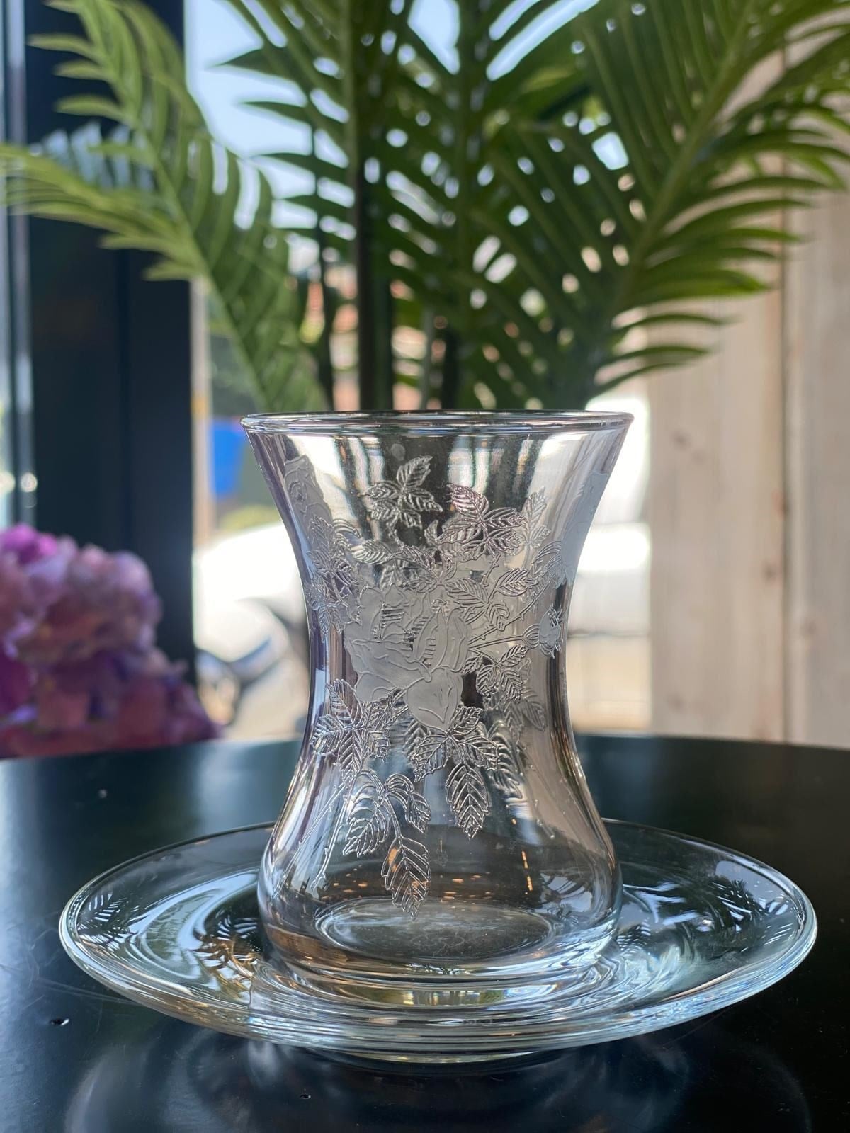 Rose 6 lı Çay Bardak