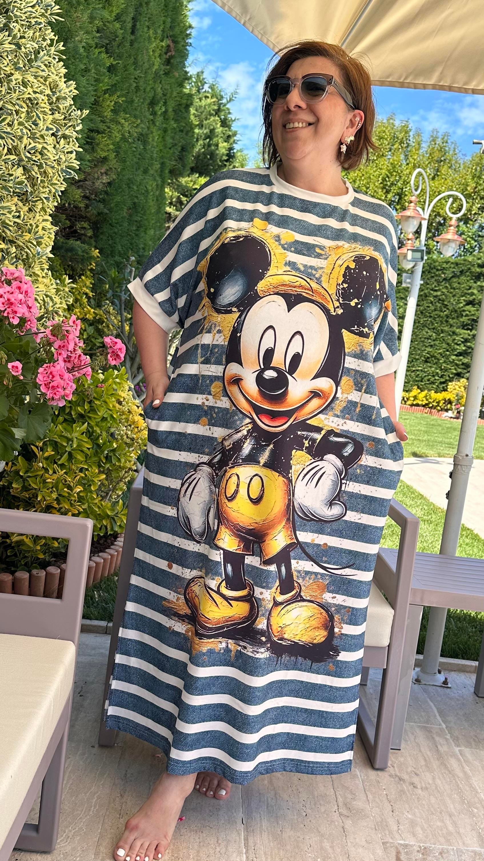 Cartoon Elbise Mickey