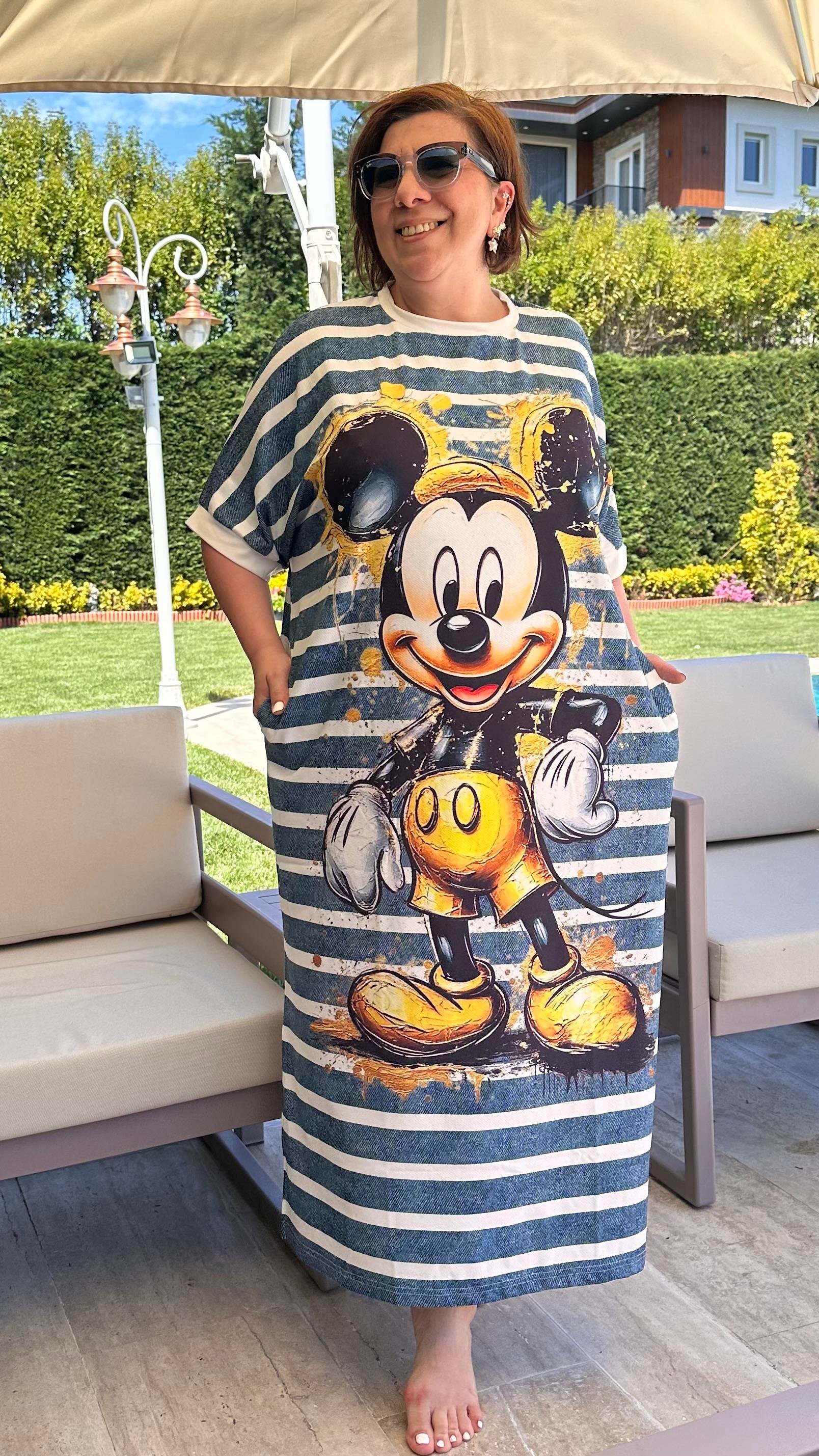 Cartoon Elbise Mickey
