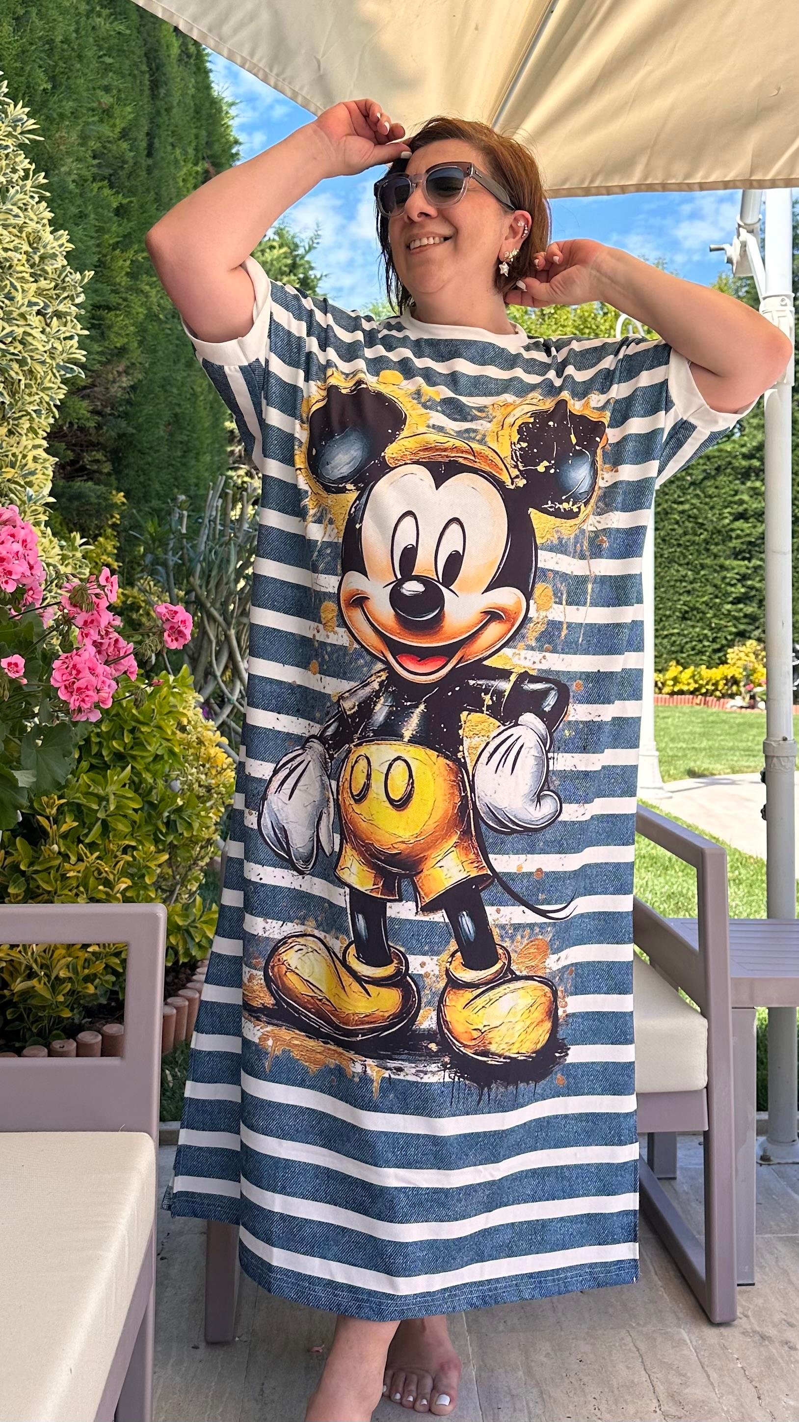 Cartoon Elbise Mickey