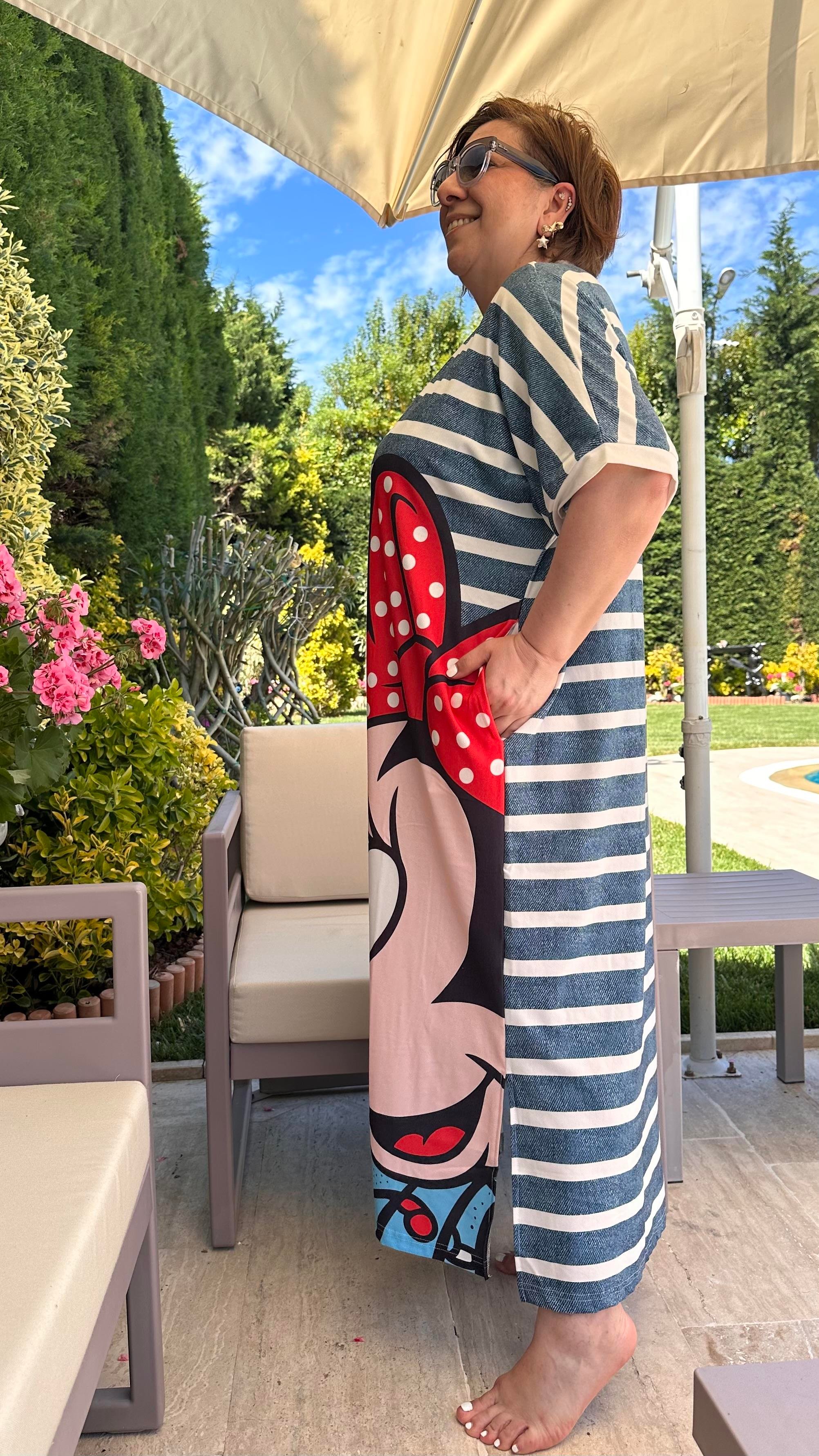 Cartoon Elbise Minnie