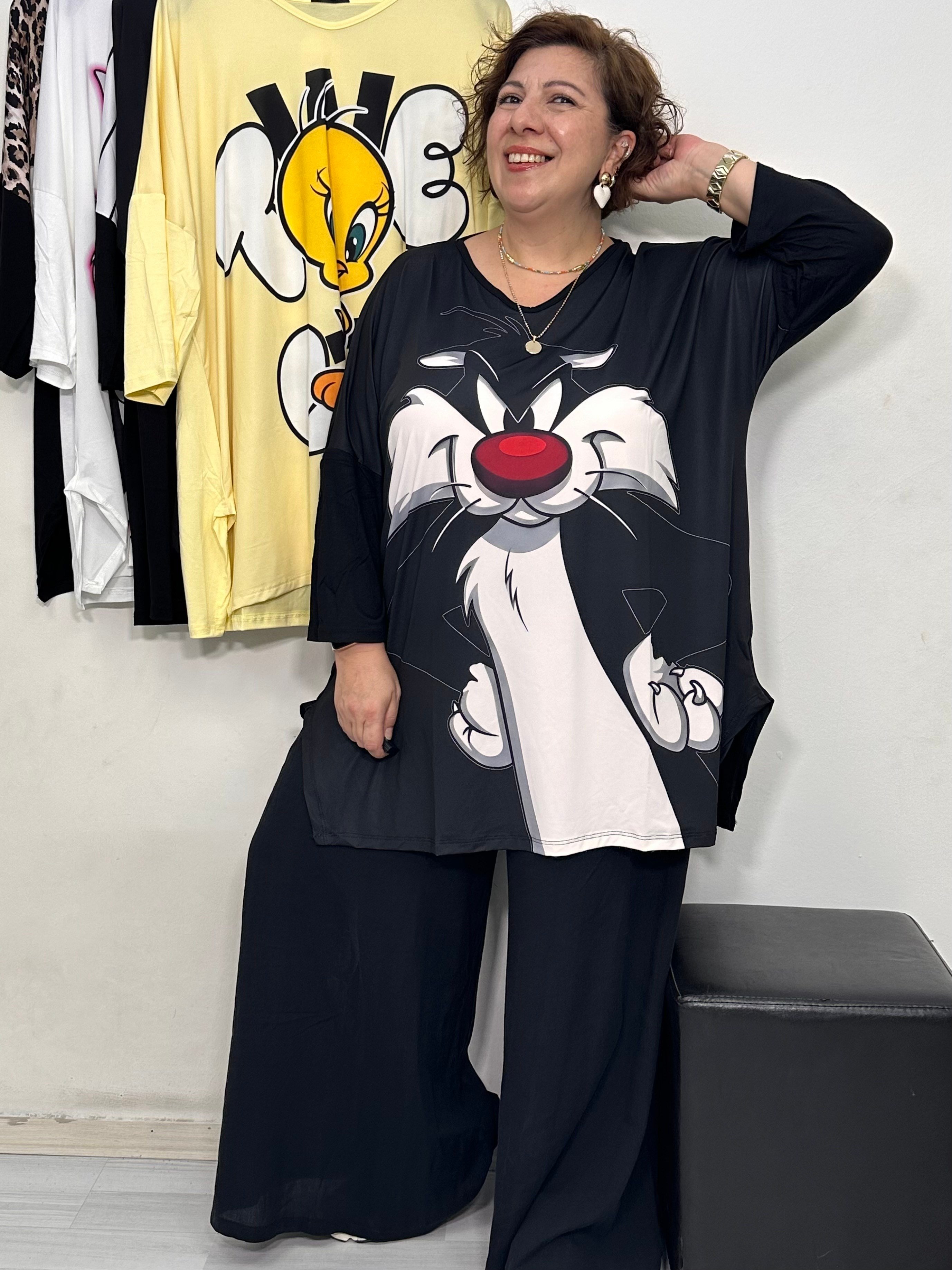Cartoon Fakir Kol Tshirt Sylvester