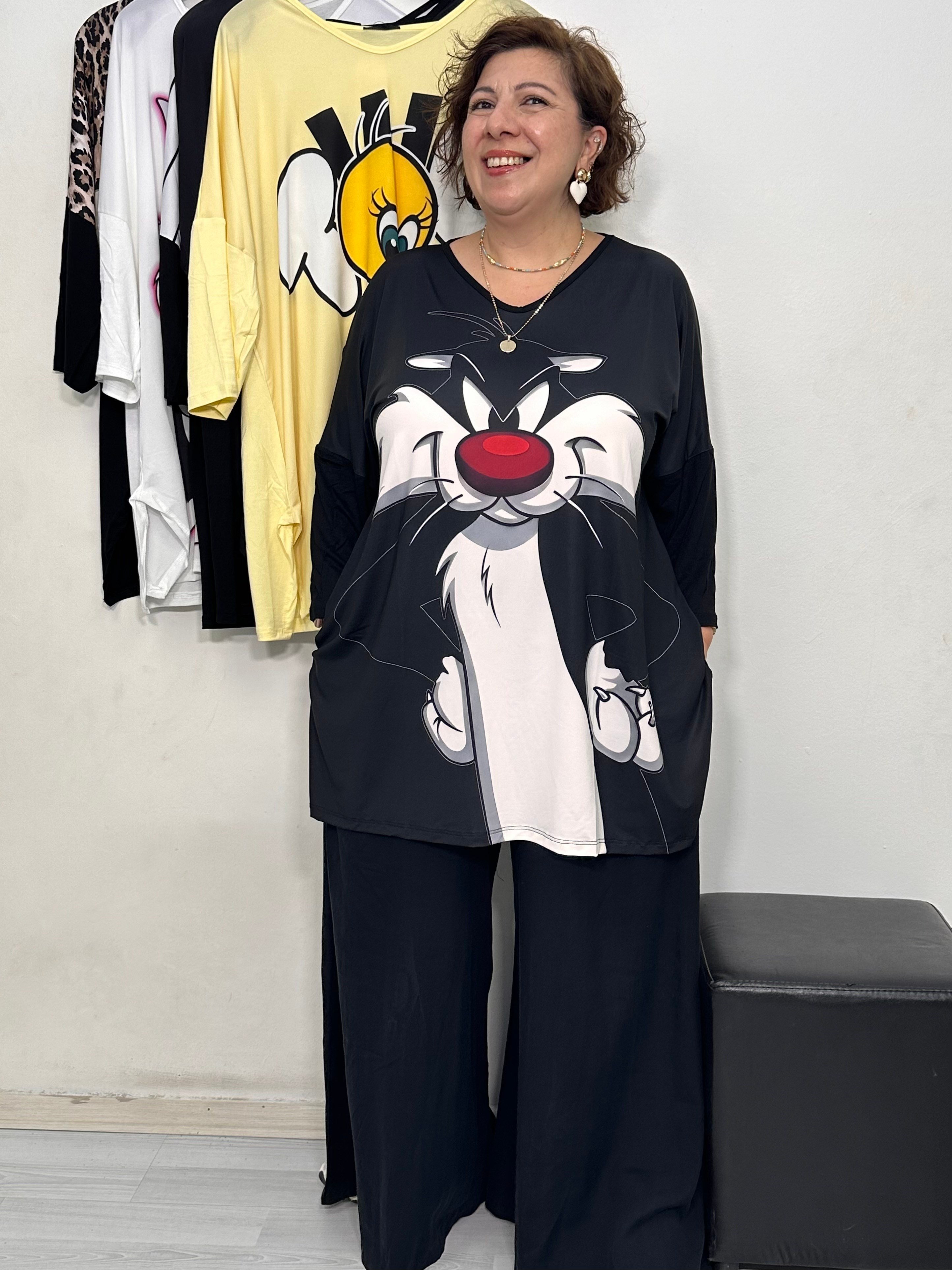 Cartoon Fakir Kol Tshirt Sylvester