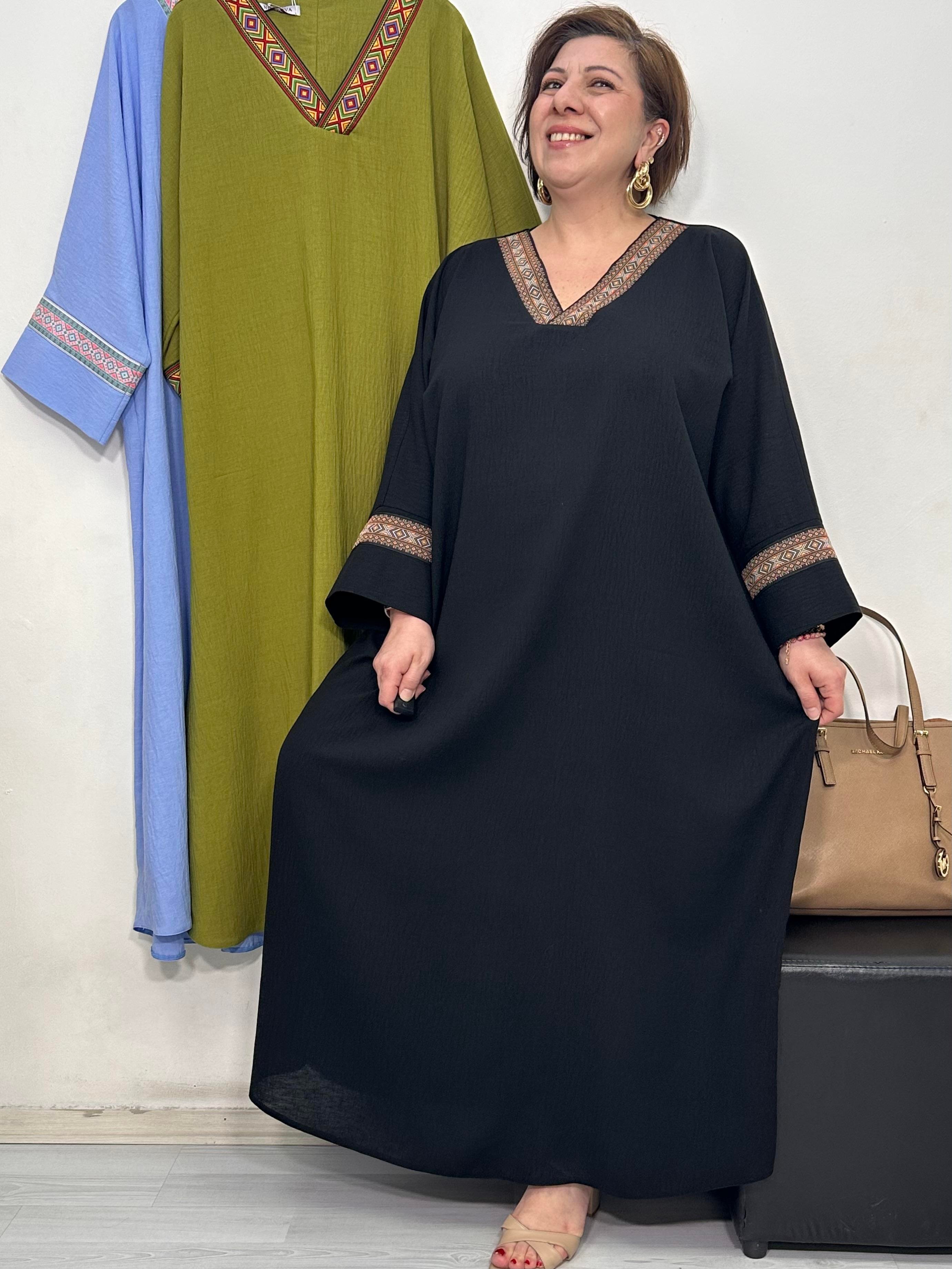 Eva Keten Elbise Siyah