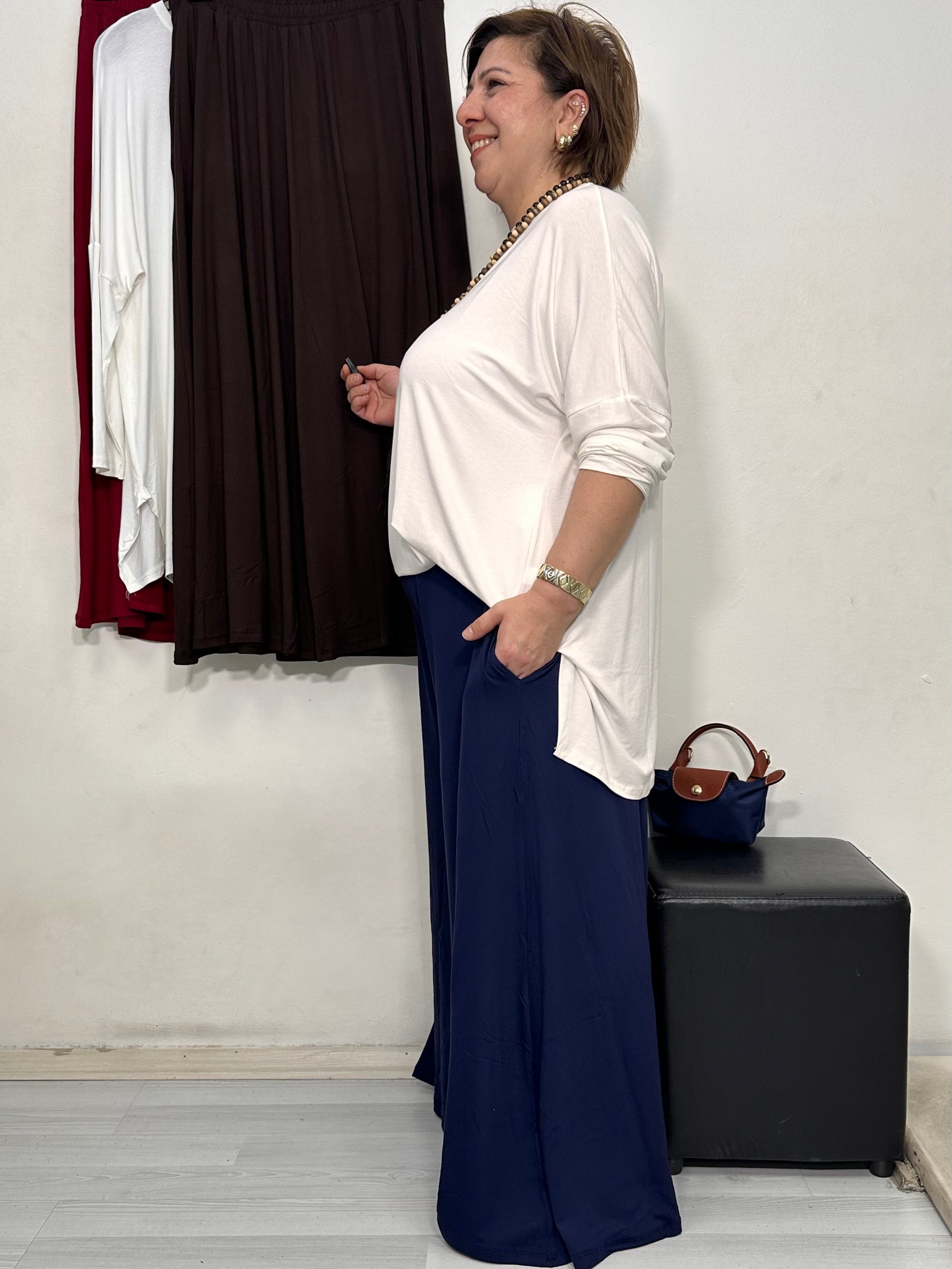 Feira Etek Pantolon Lacivert
