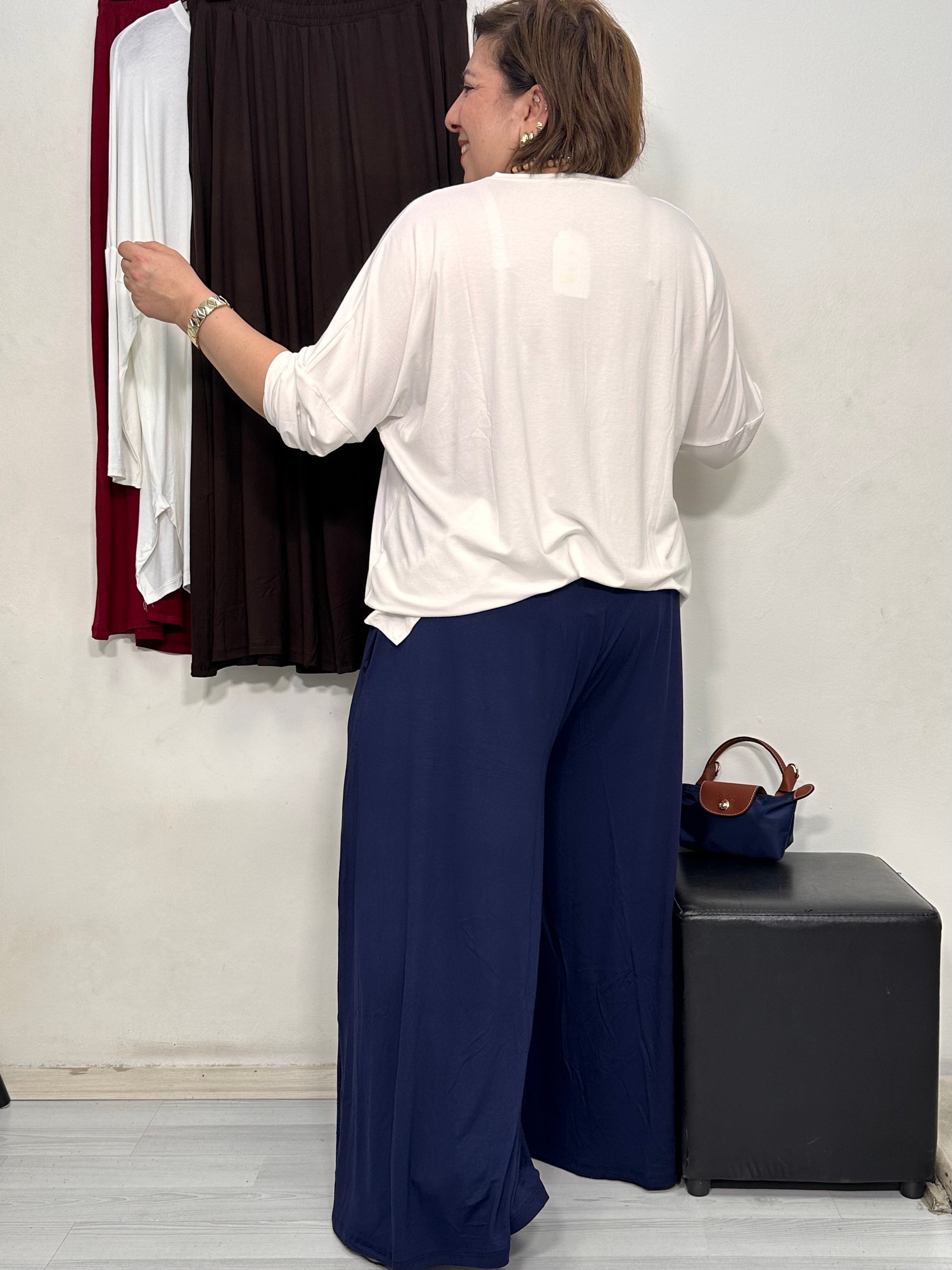 Feira Etek Pantolon Lacivert