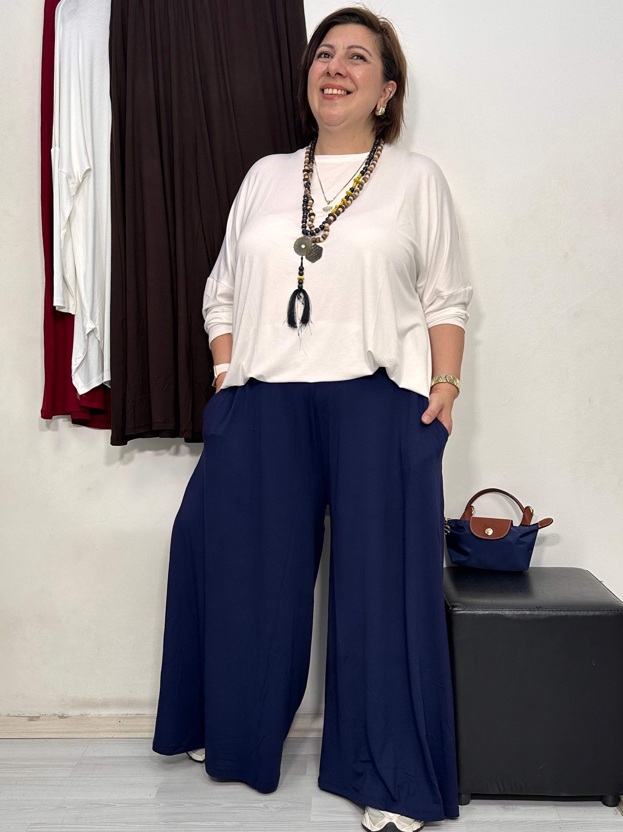 Feira Etek Pantolon Lacivert