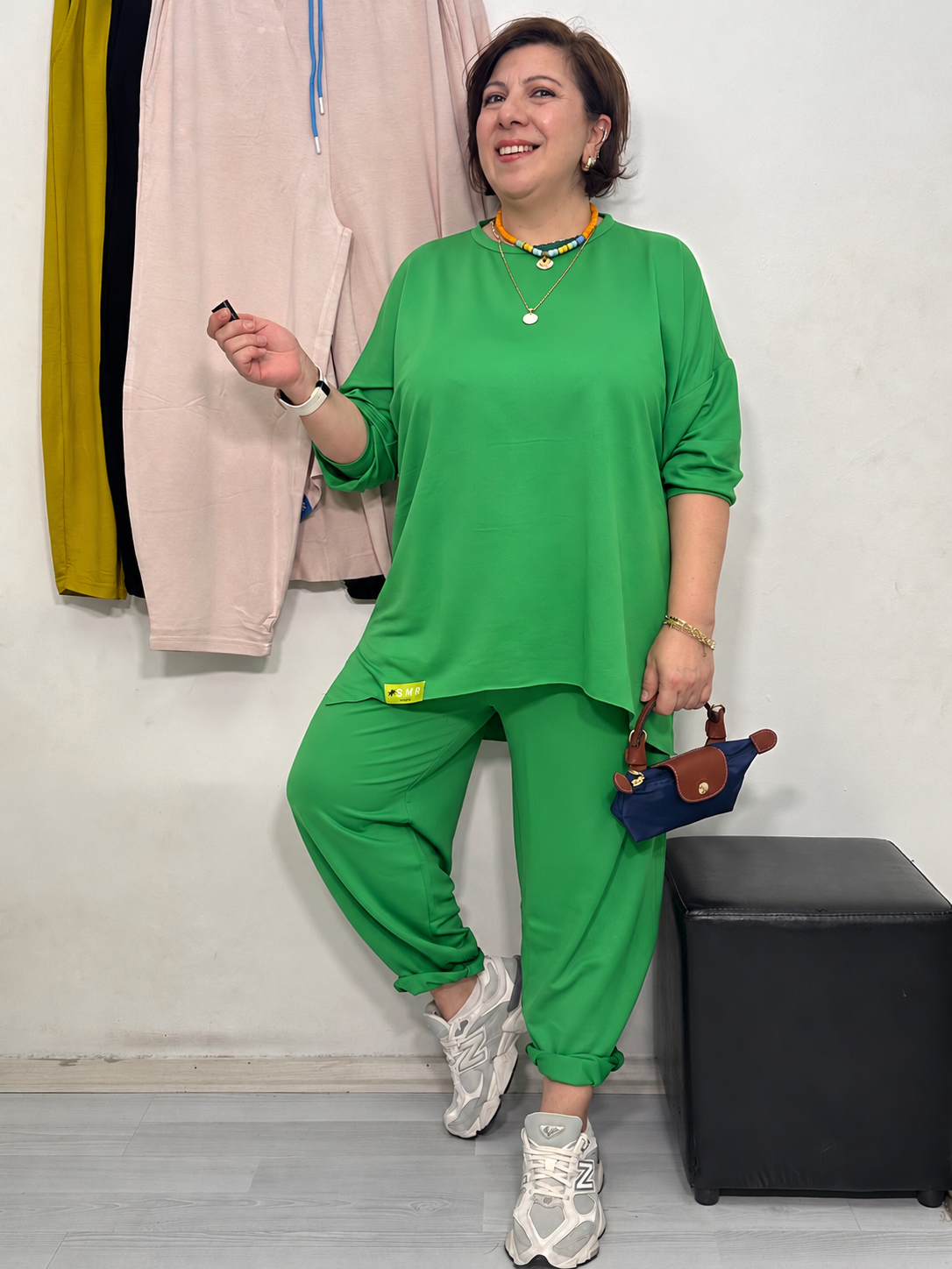Retro Şalvar Takım Benetton Yeşil