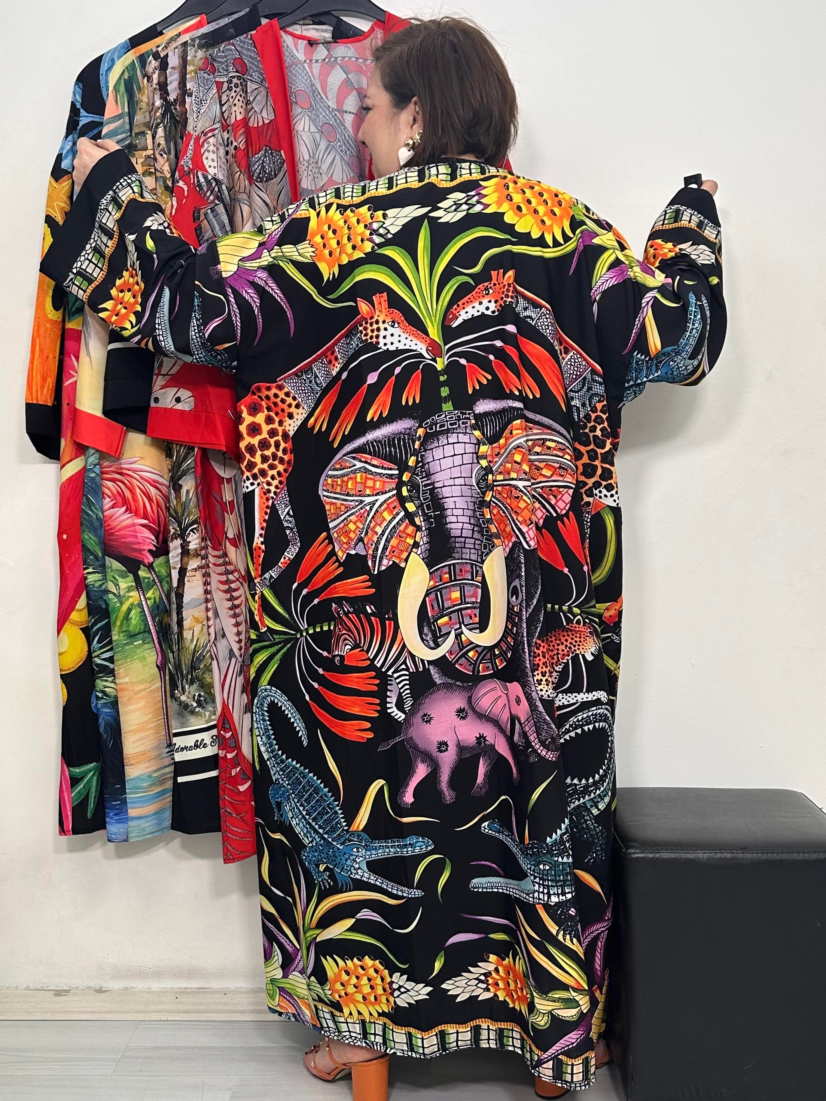Yuka Kimono Fil Desen