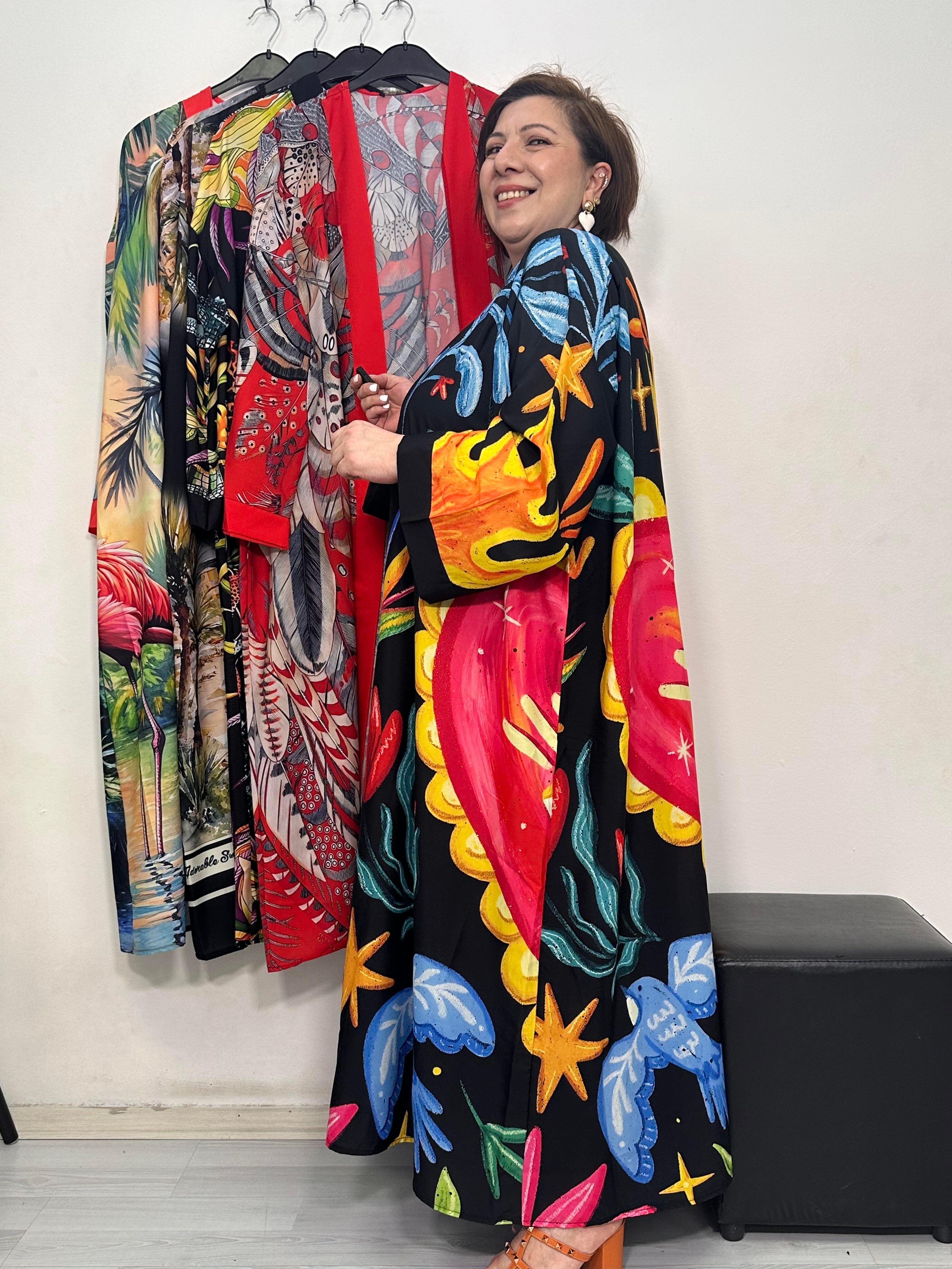 Yuka Kimono Kalp Desen