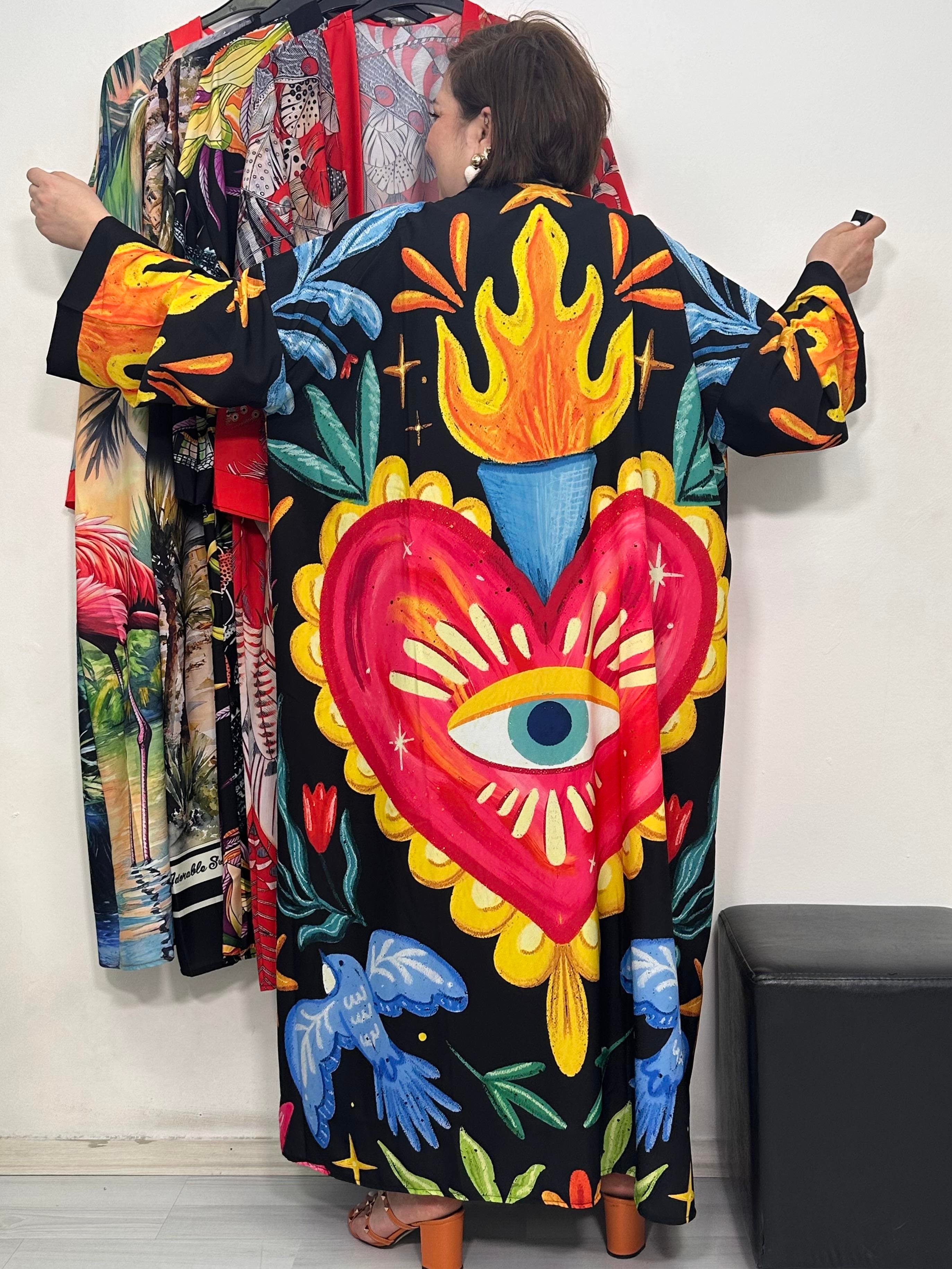 Yuka Kimono Kalp Desen