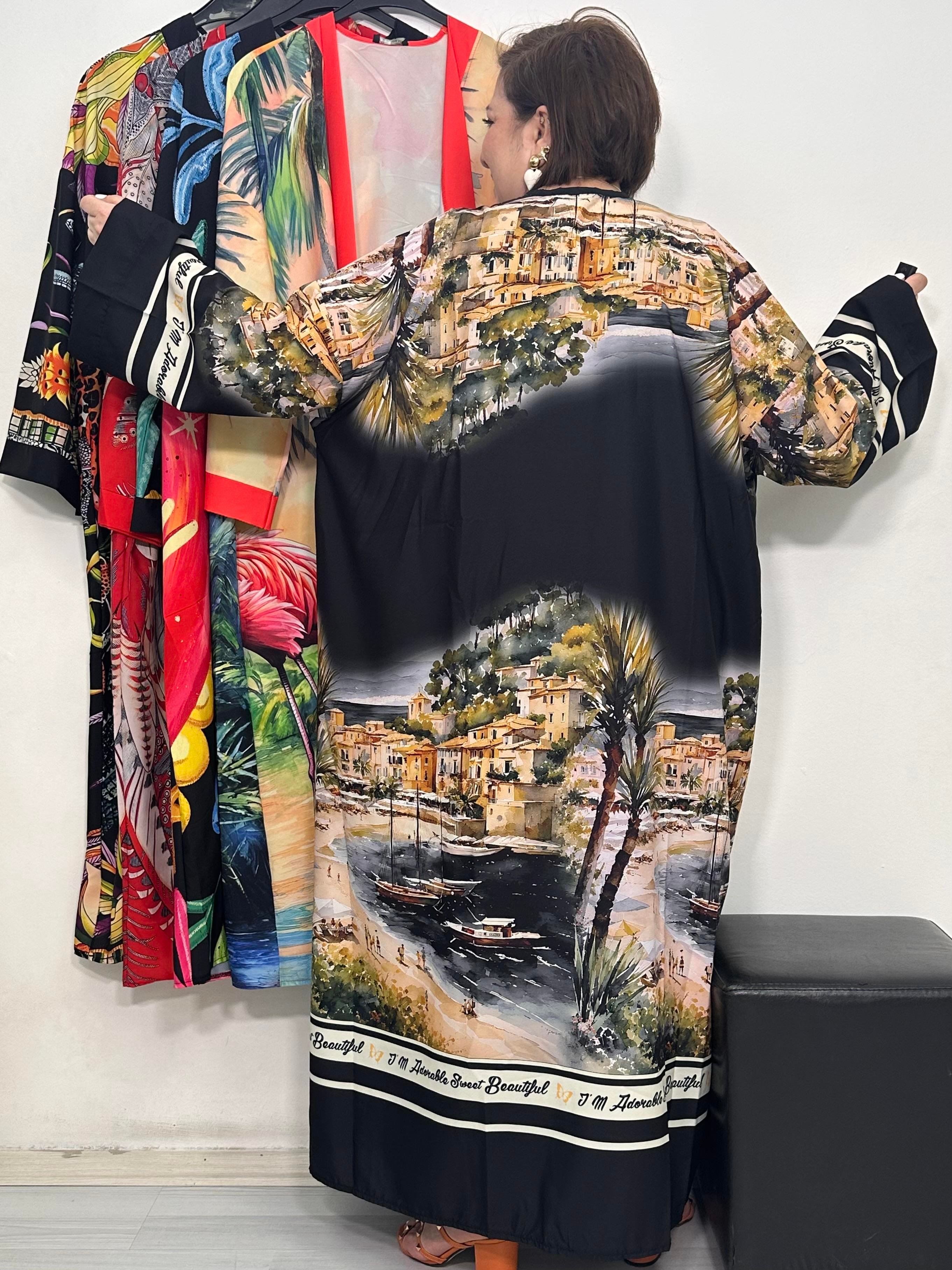 Yuka Kimono Manzara Desen