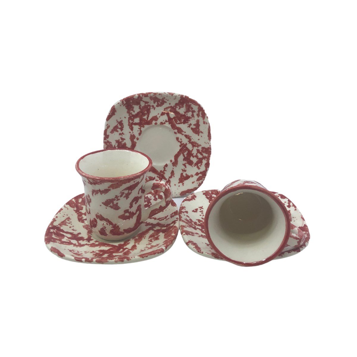 porselen,seramik fincan takimi6'li Seramik Fincan Takimi Kirmizi DesenliKütahyaseramik6'li Seramik Fincan Takimi Kirmizi Desenli