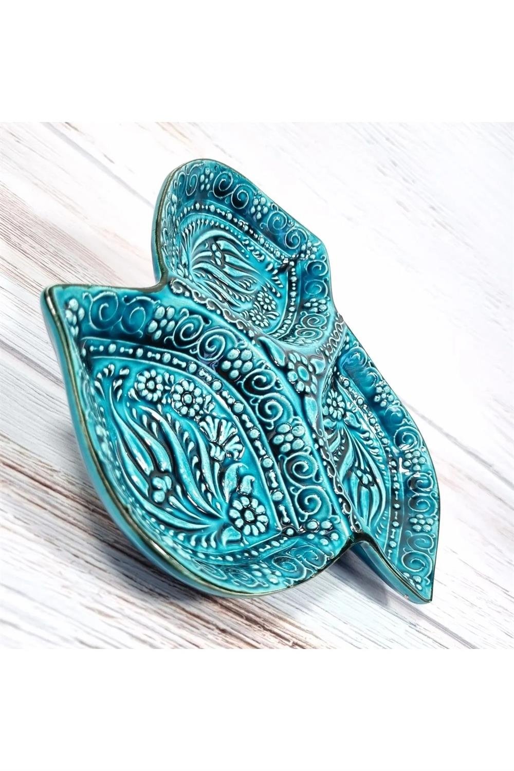 trenducuzlukÇini Yonca Çerezlik 3lü El Yapımı 20cm Kahvaltılık Sosluk Baharatlık (Yeşil)KütahyaseramikÇini Yonca Çerezlik 3lü El Yapımı 20cm Kahvaltılık Sosluk Baharatlık (Yeşil)