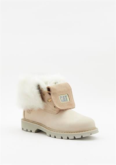 Caterpillar UTAH FUR Kadın Bej Nubuk Bot