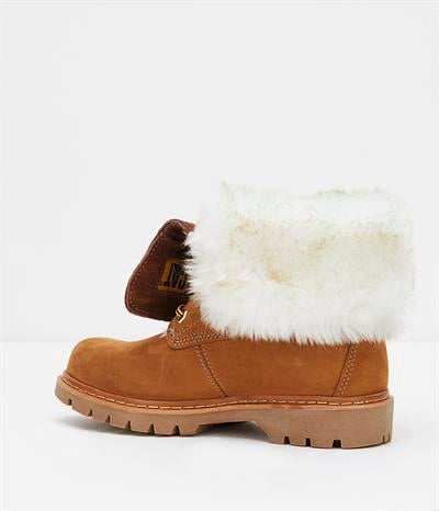 Caterpillar UTAH FUR Kadın Sarı Nubuk Bot