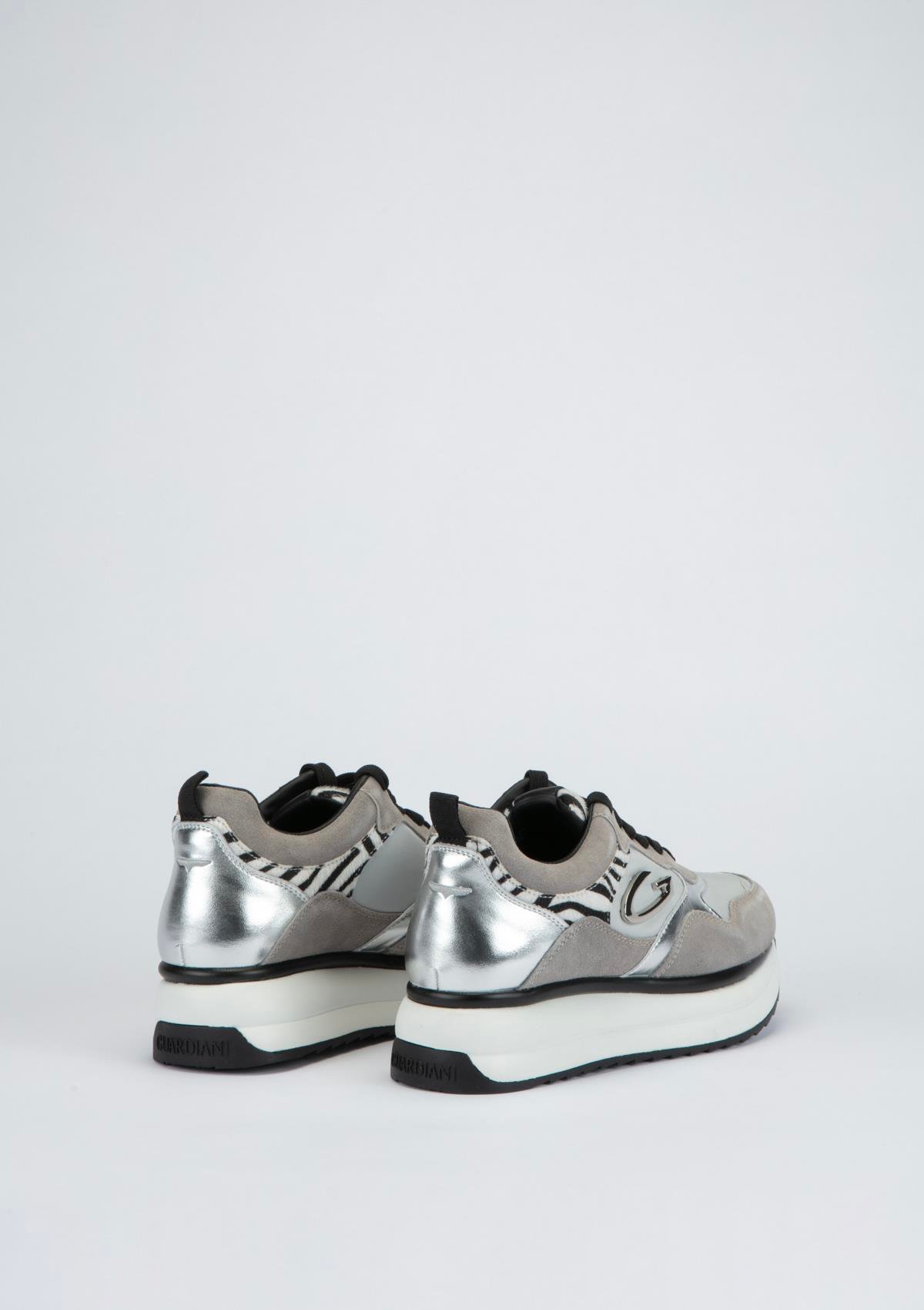 Guardiani Louise 0170 Kadın Siyah Süet Deri Sneaker