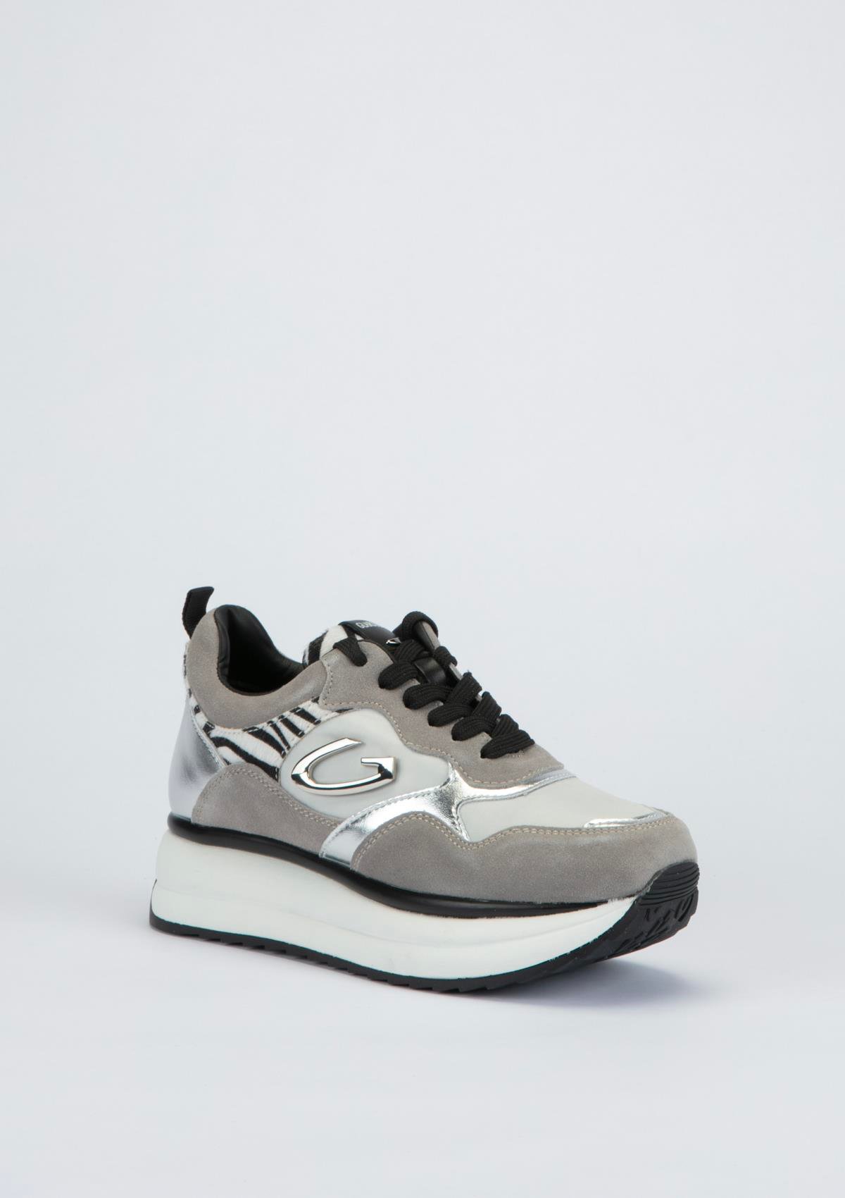 Guardiani Louise 0170 Kadın Siyah Süet Deri Sneaker