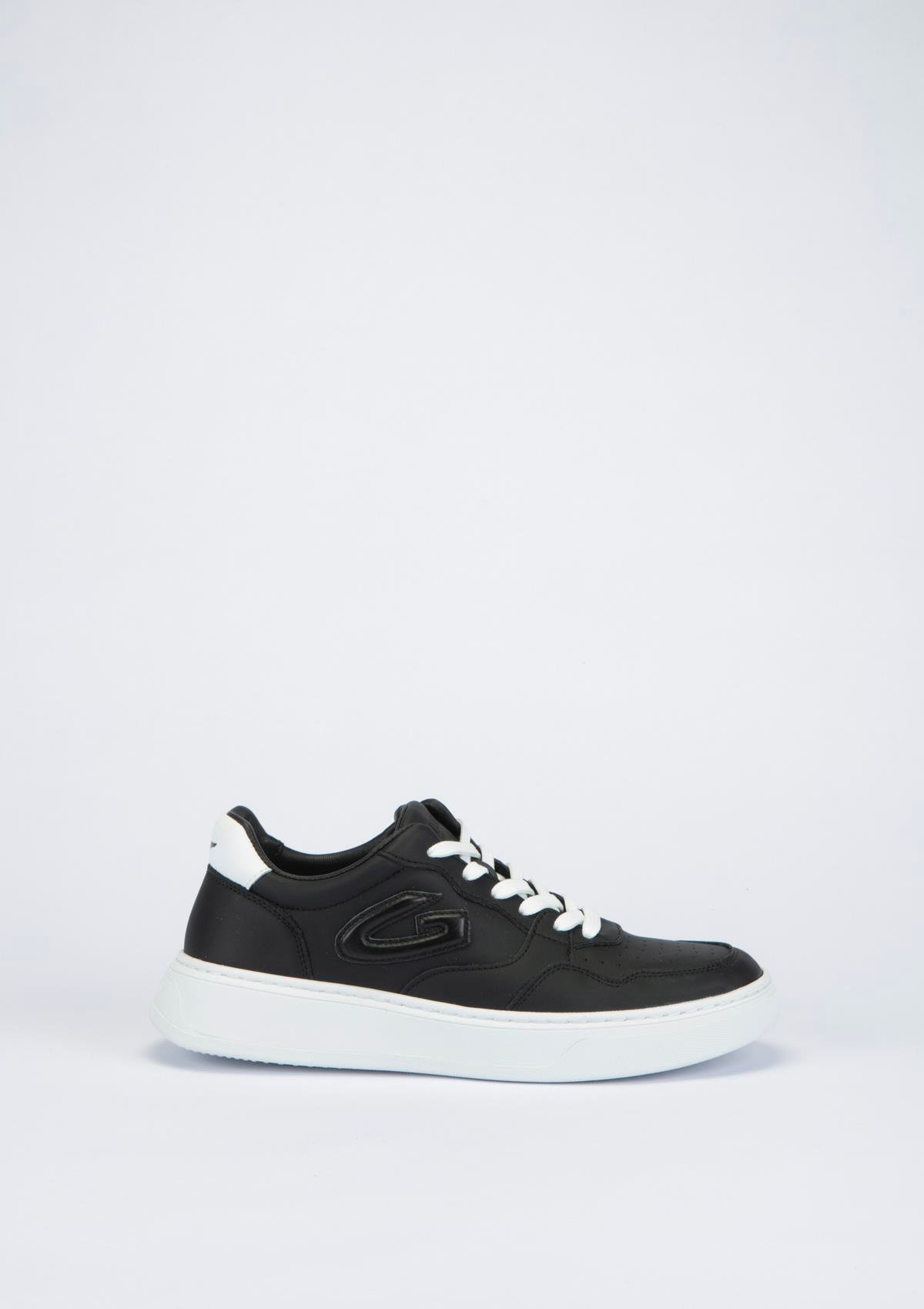 Guardini New Era 0402 Low M Erkek Siyah Deri Sneaker