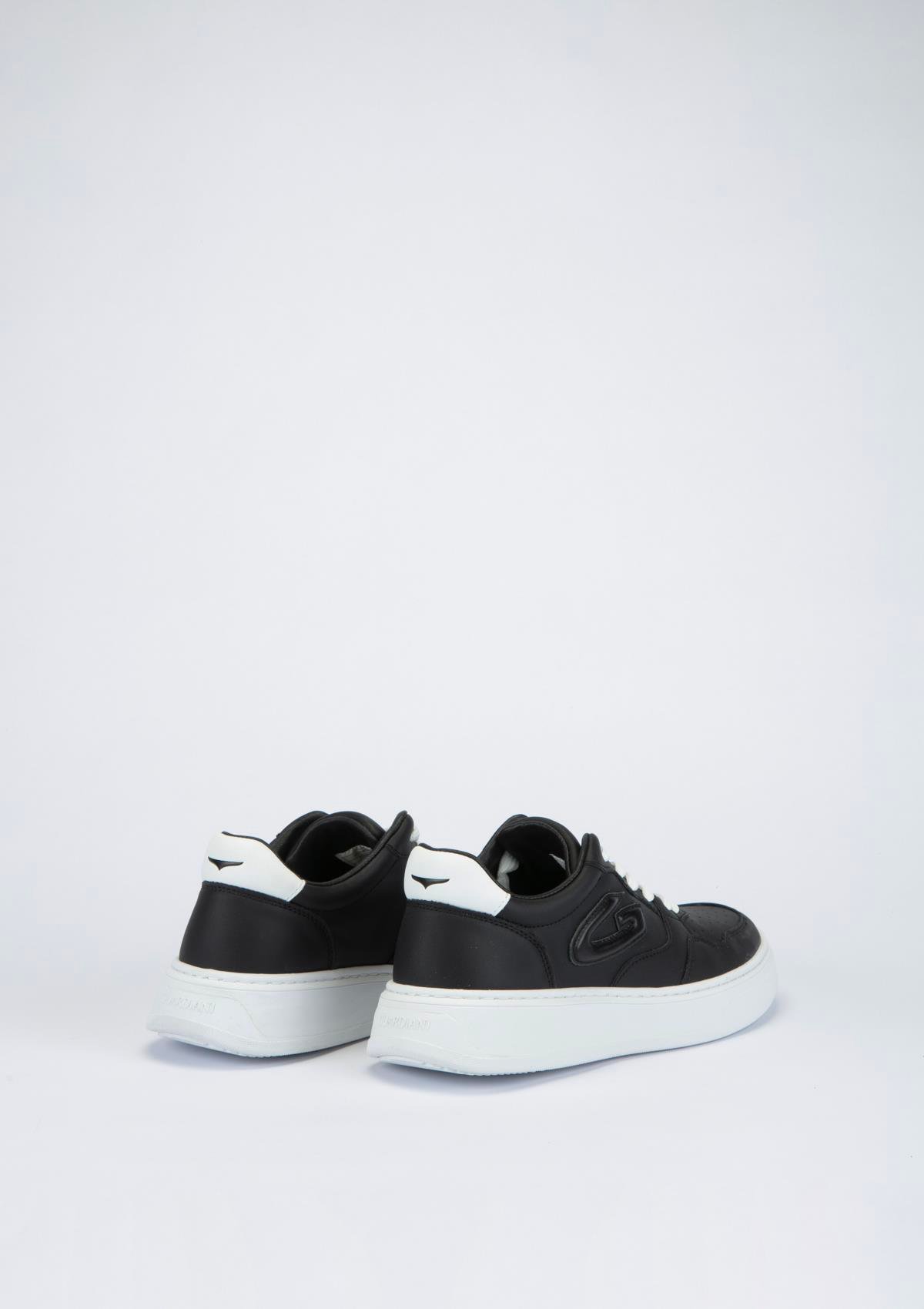 Guardini New Era 0402 Low M Erkek Siyah Deri Sneaker