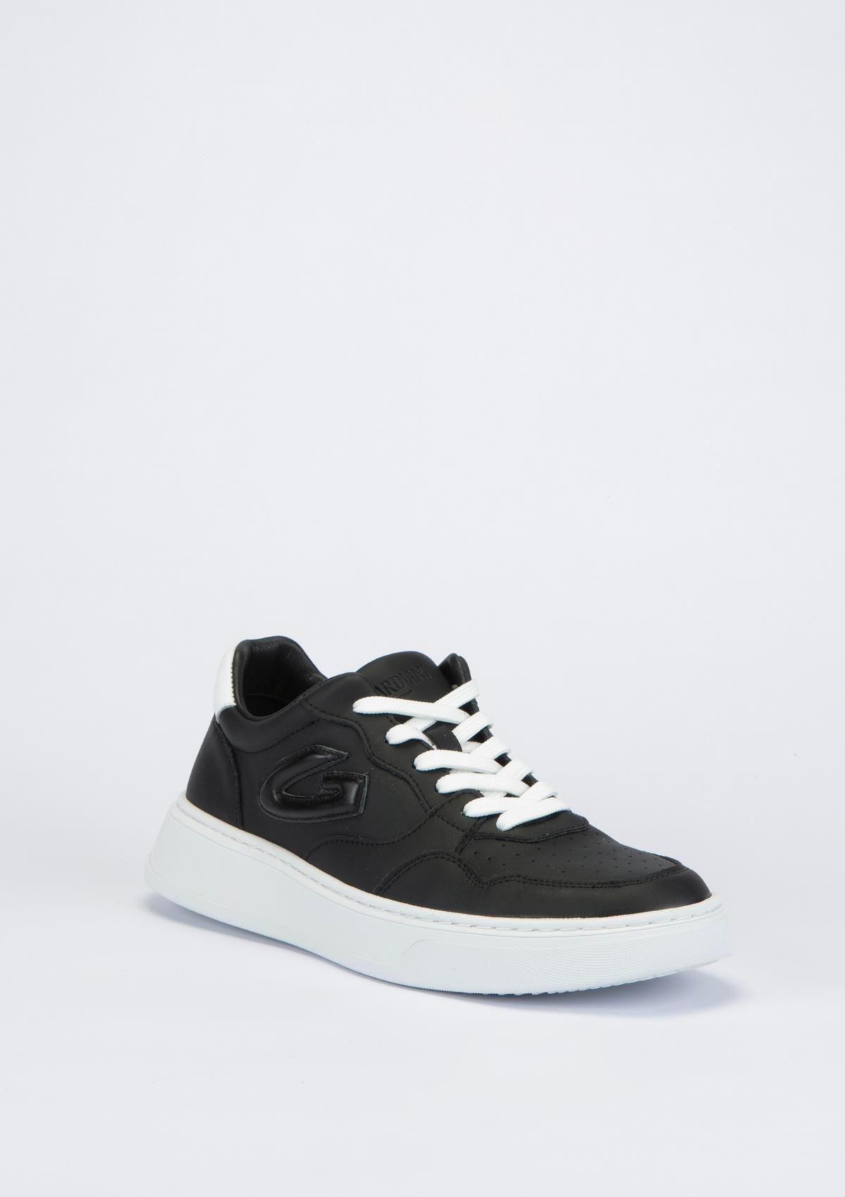 Guardini New Era 0402 Low M Erkek Siyah Deri Sneaker