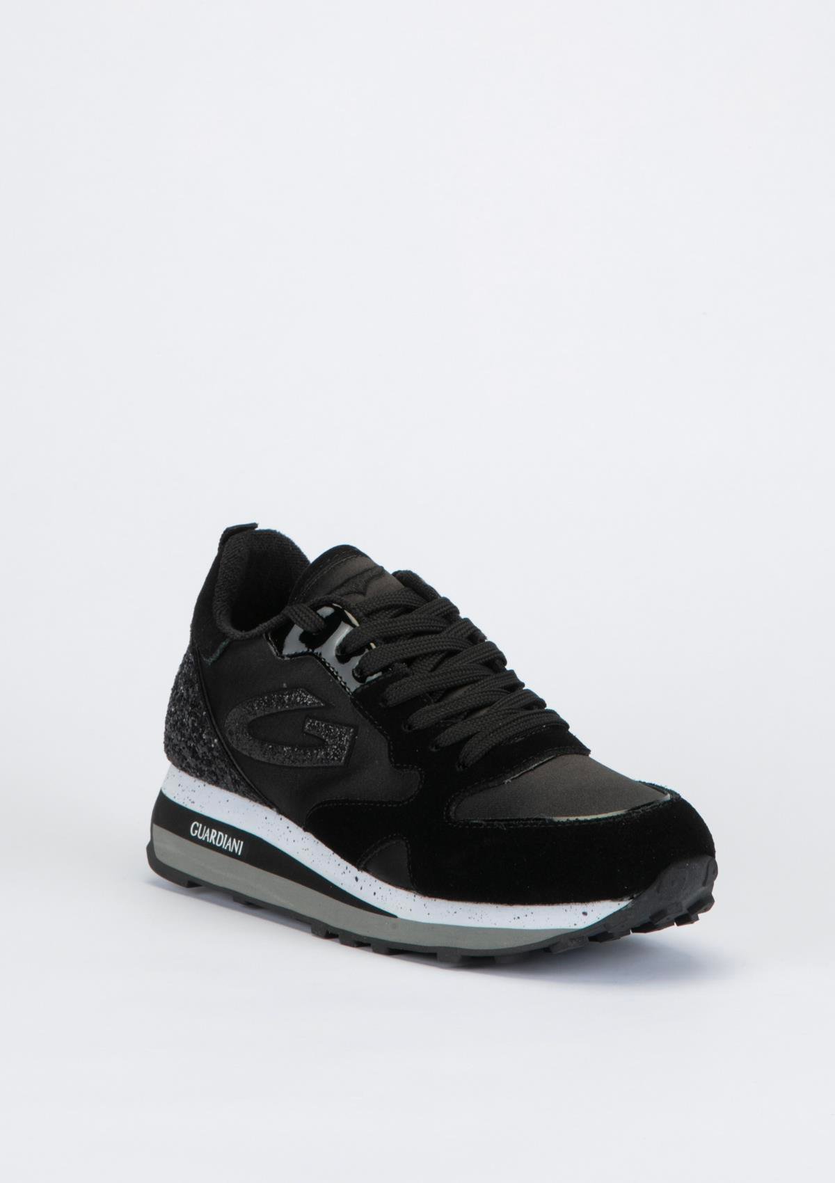 Guardini Wen 0153 Kadın Siyah Süet Ayakkabı