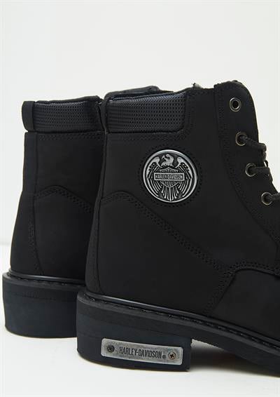 Harley-Davidson JIM Erkek Siyah Nubuk Bot