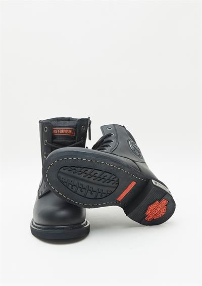 Harley-Davidson JIM Kadın Siyah Deri Bot