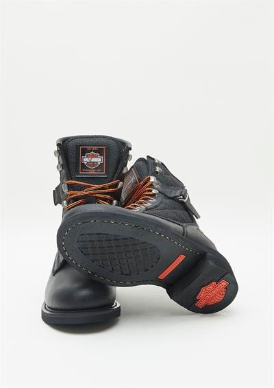 Harley-Davidson NEW WORKER Kadın Siyah Deri Bot