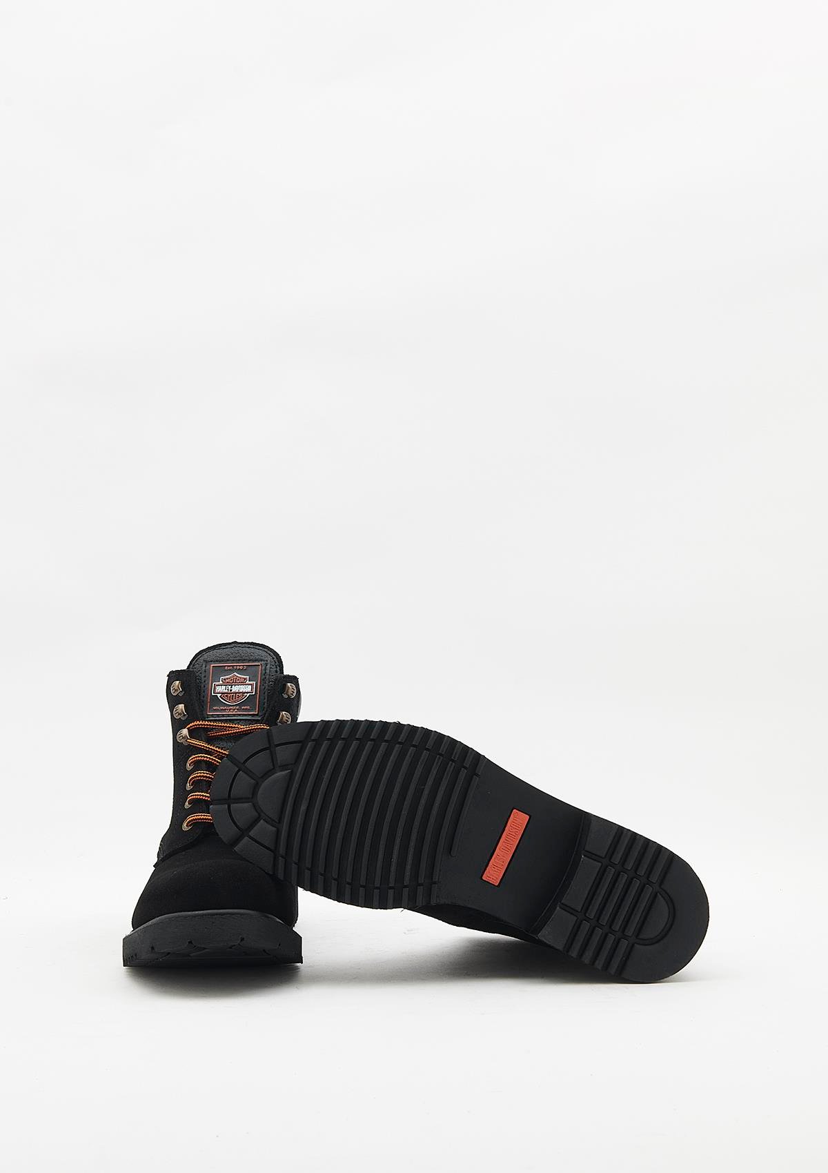 Uygun fiyatlı Erkek modeli Harley-Davidson 556 MID Erkek Siyah Süet Bot