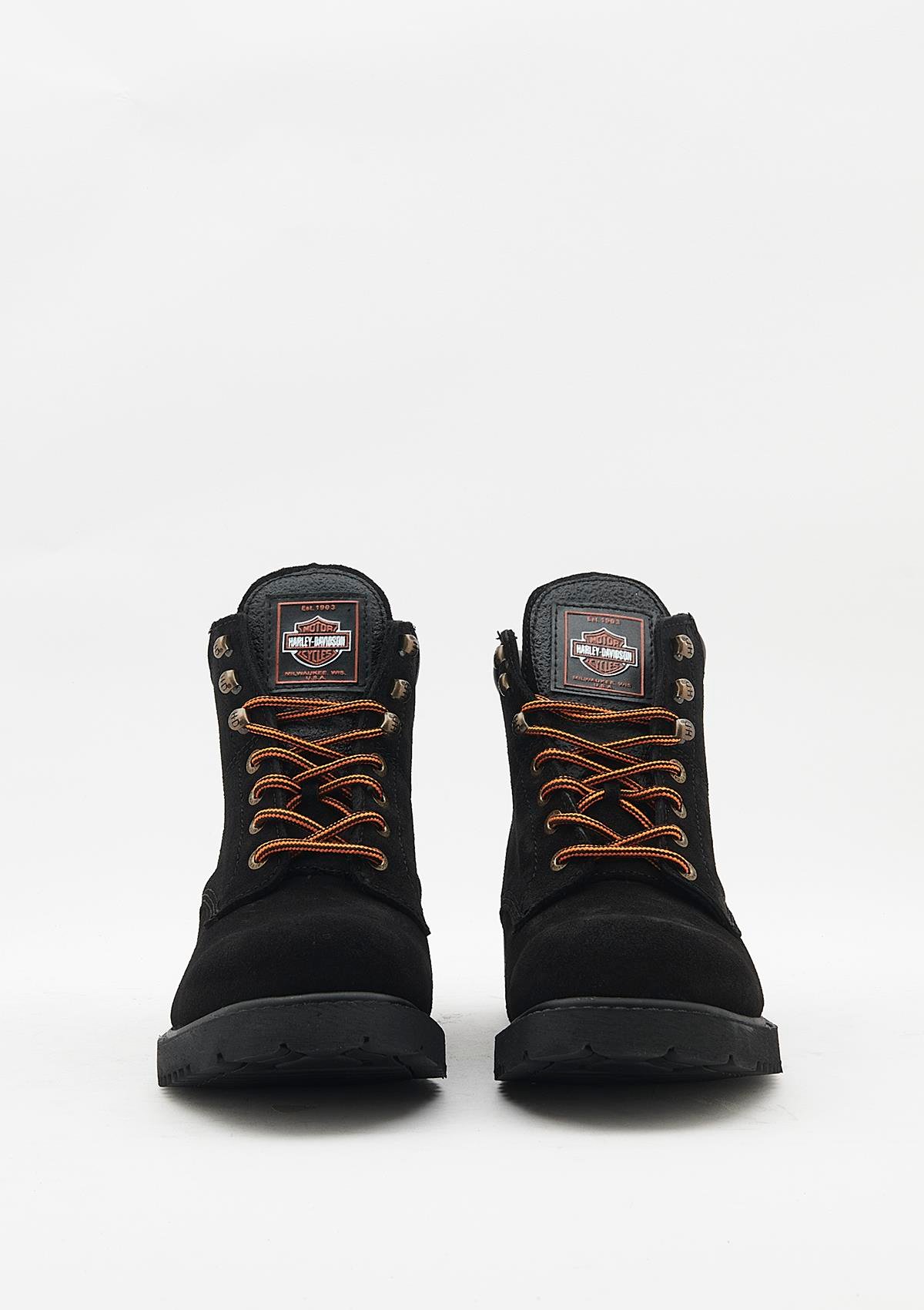 Uygun fiyatlı Erkek modeli Harley-Davidson 556 MID Erkek Siyah Süet Bot