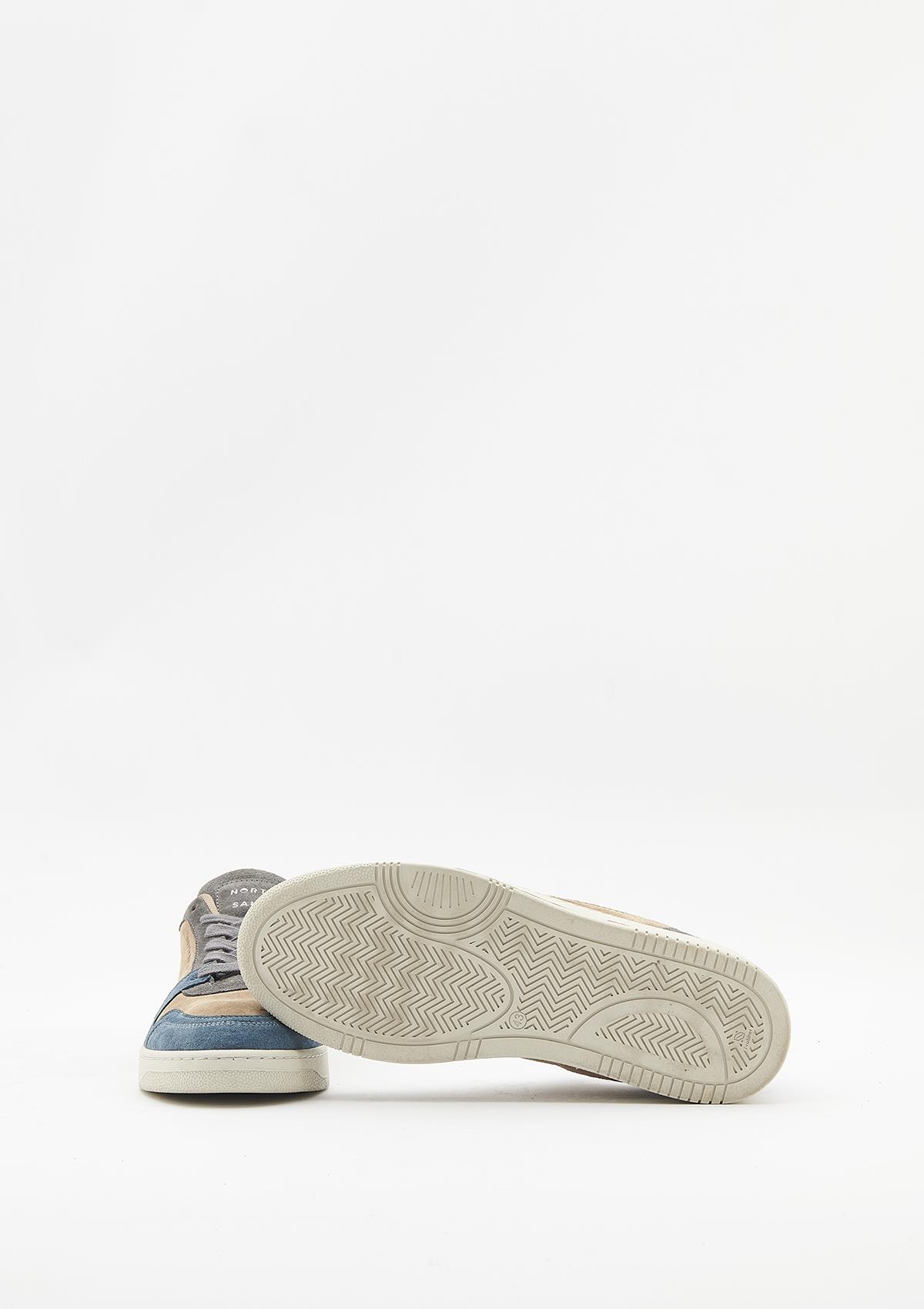 Uygun fiyatlı Erkek modeli North Sails Port Erkek Mavi-Gri Süet Sneaker