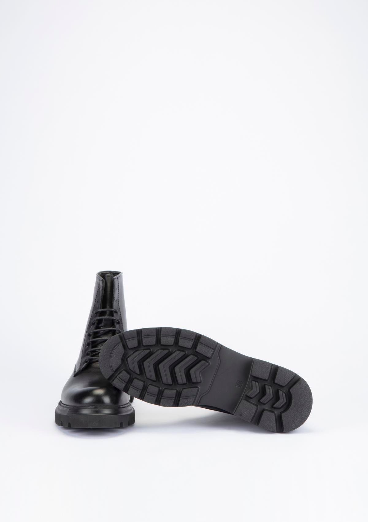 Uygun fiyatlı Erkek modeli Yeşil Kundura K17 5143  Erkek Siyah Deri Bot