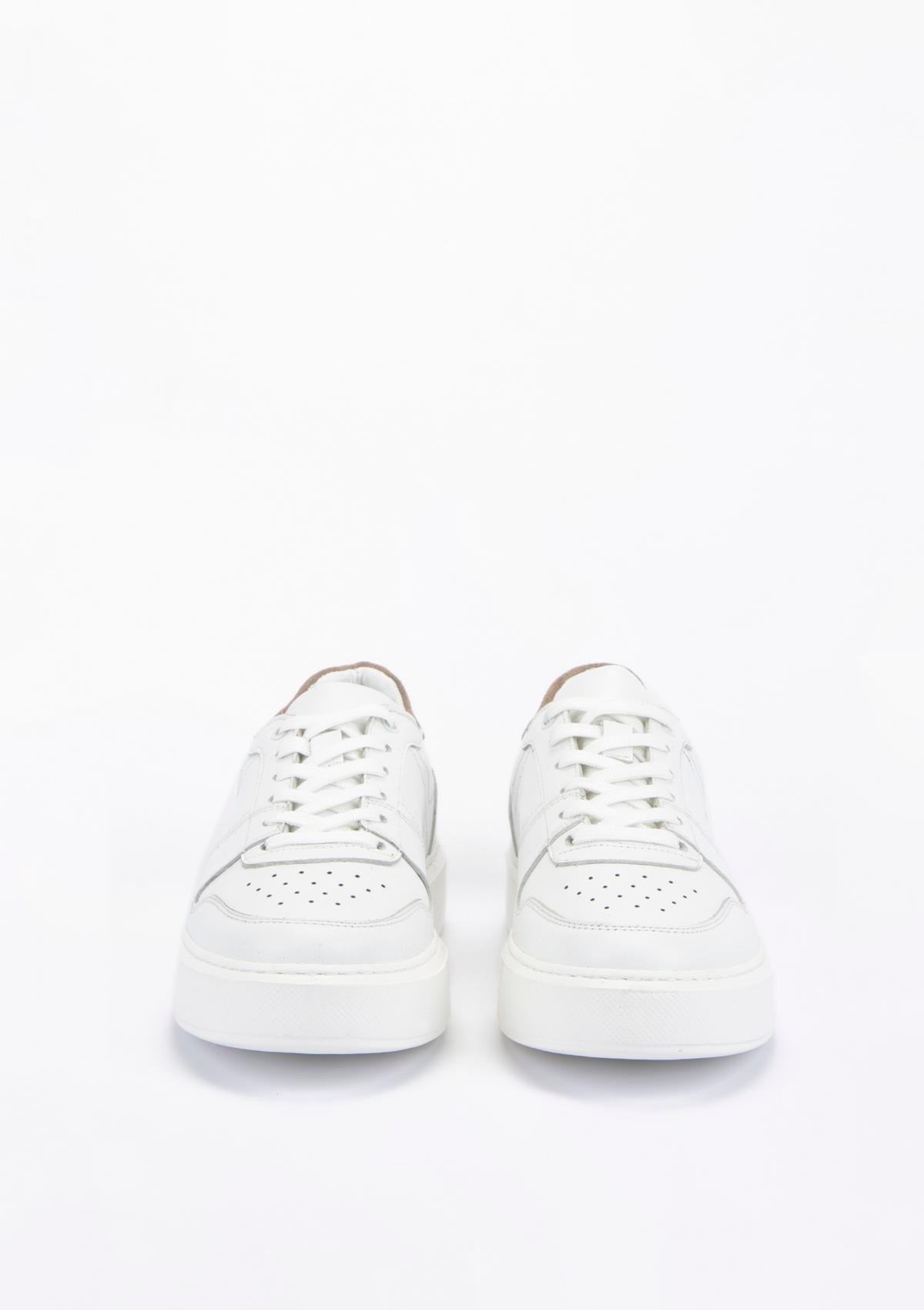 Uygun fiyatlı Erkek modeli Yeşil Kundura G13 Y279137 Erkek Beyaz Deri Ayakkabı