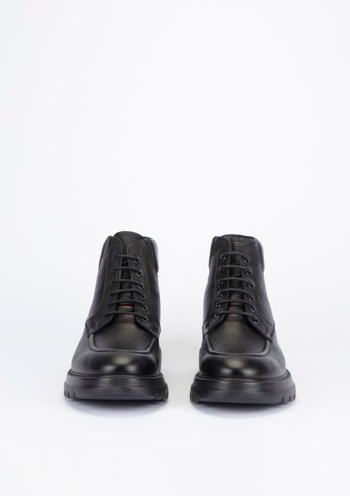 Uygun fiyatlı Erkek modeli Yeşil Kundura K17 5136  Erkek Siyah Deri Bot