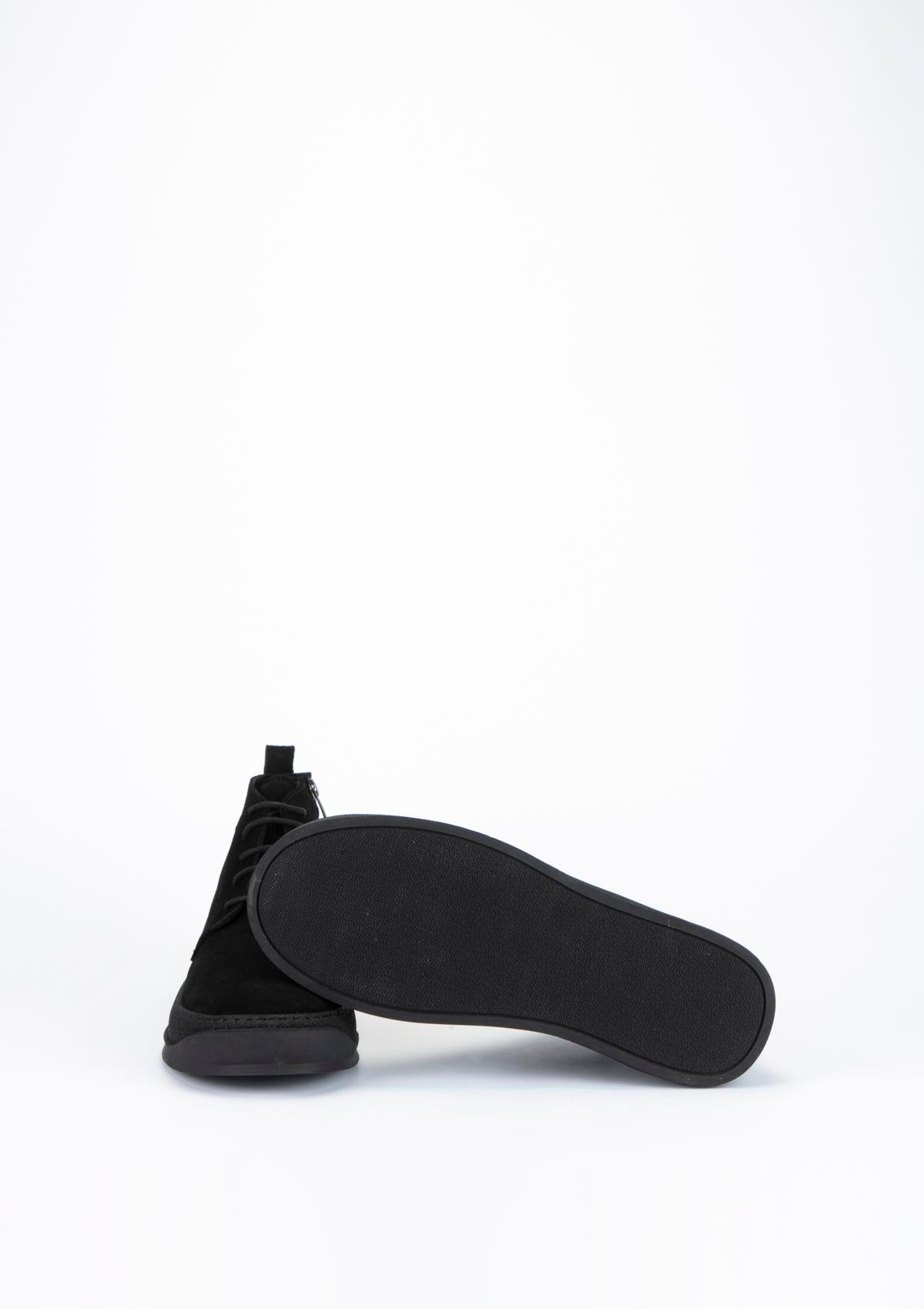 Uygun fiyatlı Erkek modeli Yeşil Kundura O14 092 K24 Erkek Siyah Süet Bot