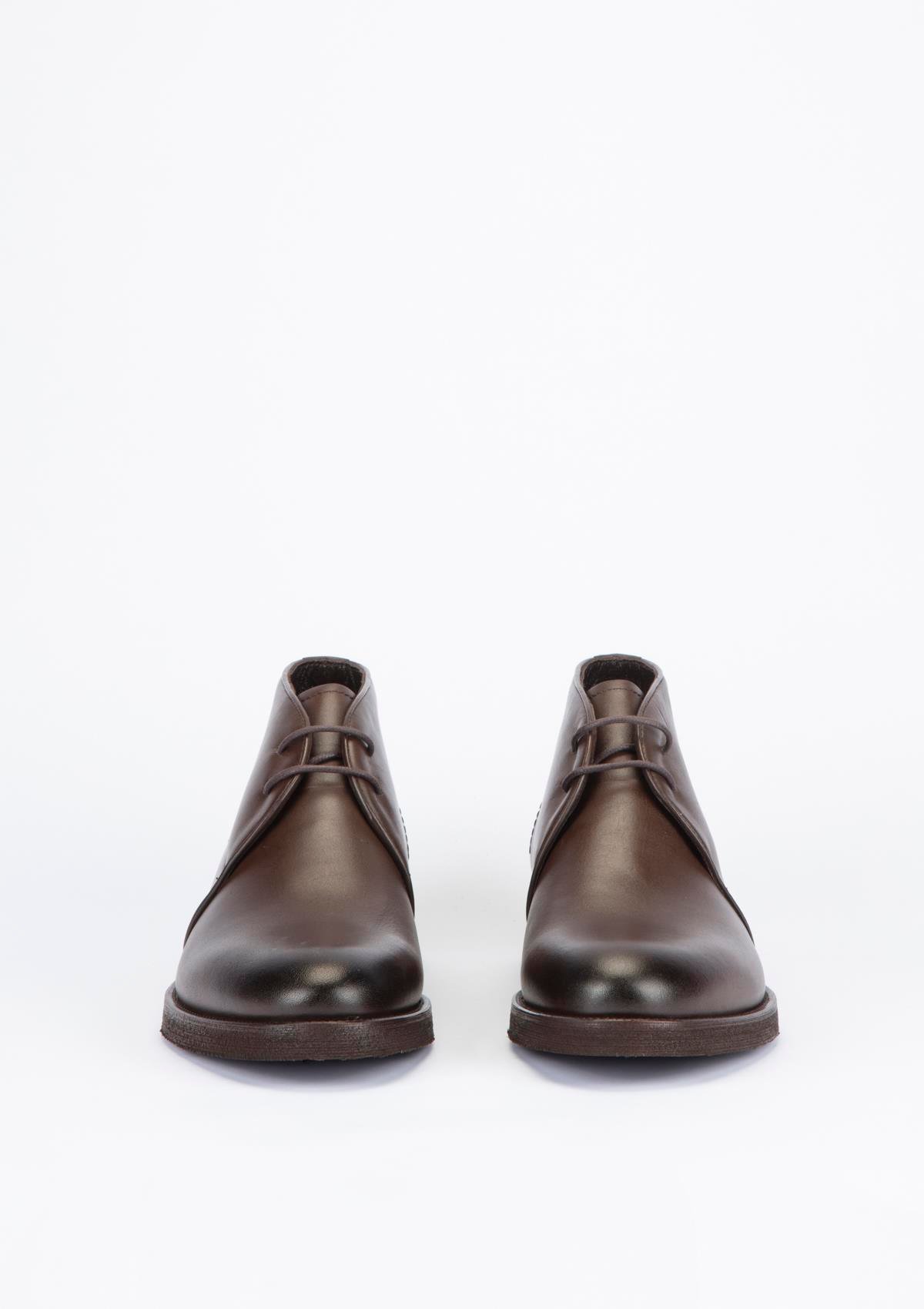 Uygun fiyatlı Erkek modeli Yeşil Kundura K17 5179  Erkek Kahverengi Deri Bot