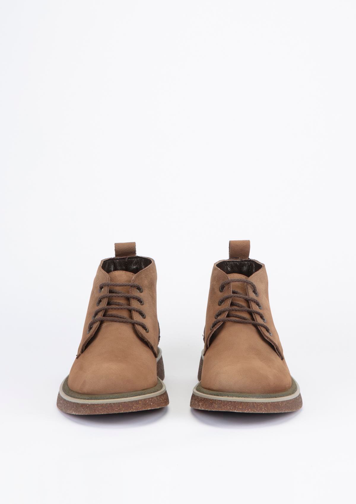 Uygun fiyatlı Erkek modeli Yeşil Kundura K21 BC22101  Erkek Vizon Nubuk Bot