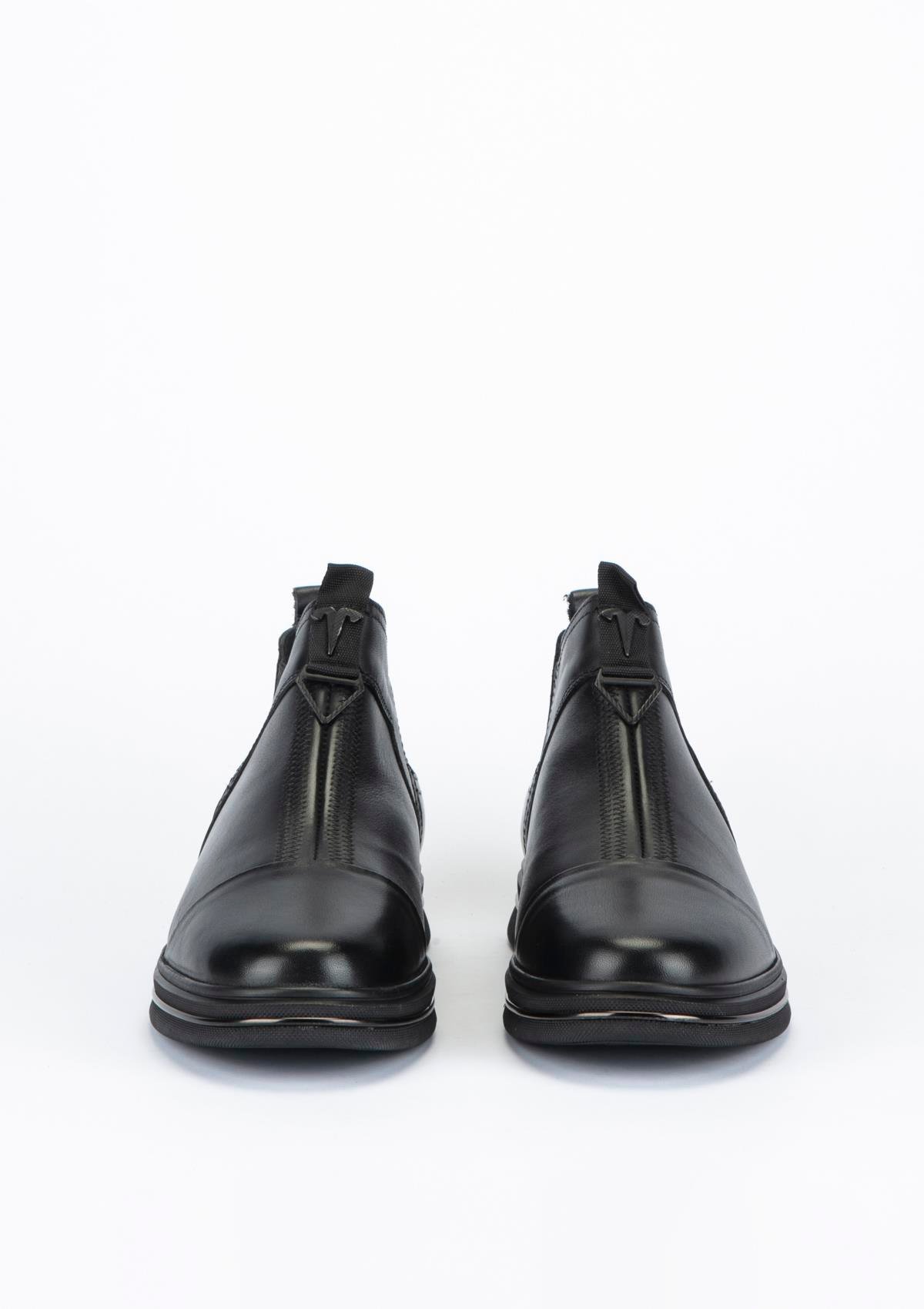 Uygun fiyatlı Erkek modeli Yeşil Kundura O12 20015 Erkek Siyah Deri Bot