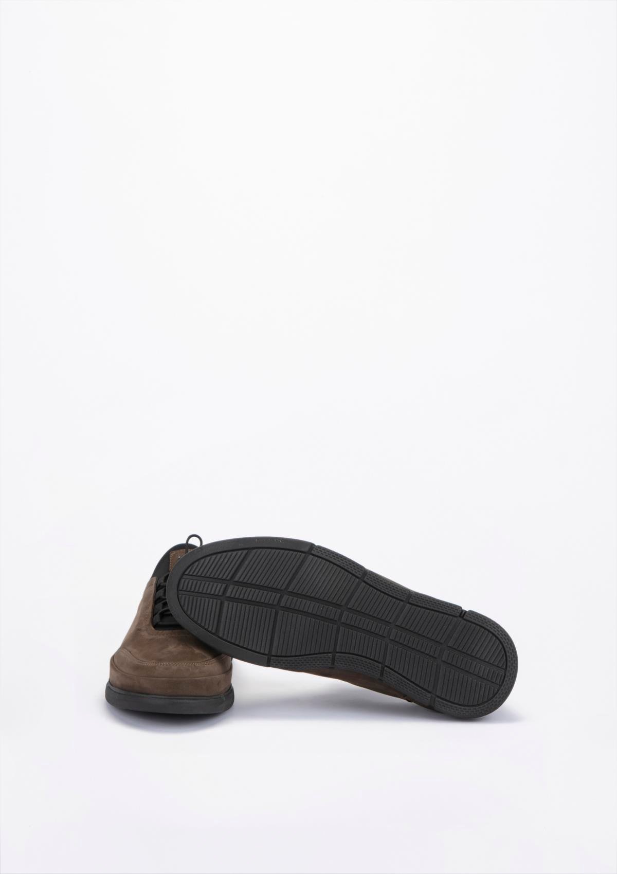 Uygun fiyatlı Erkek modeli Yeşil Kundura O14 9845  Erkek Duman Nubuk Ayakkabı