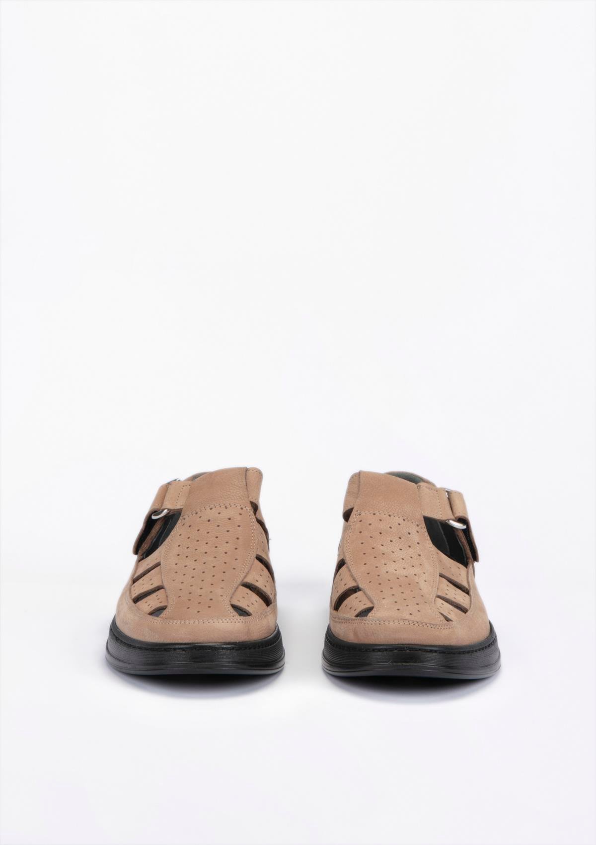 Uygun fiyatlı Erkek modeli Yeşil Kundura G13 Y599803 Erkek Bej Nubuk Ayakkabı