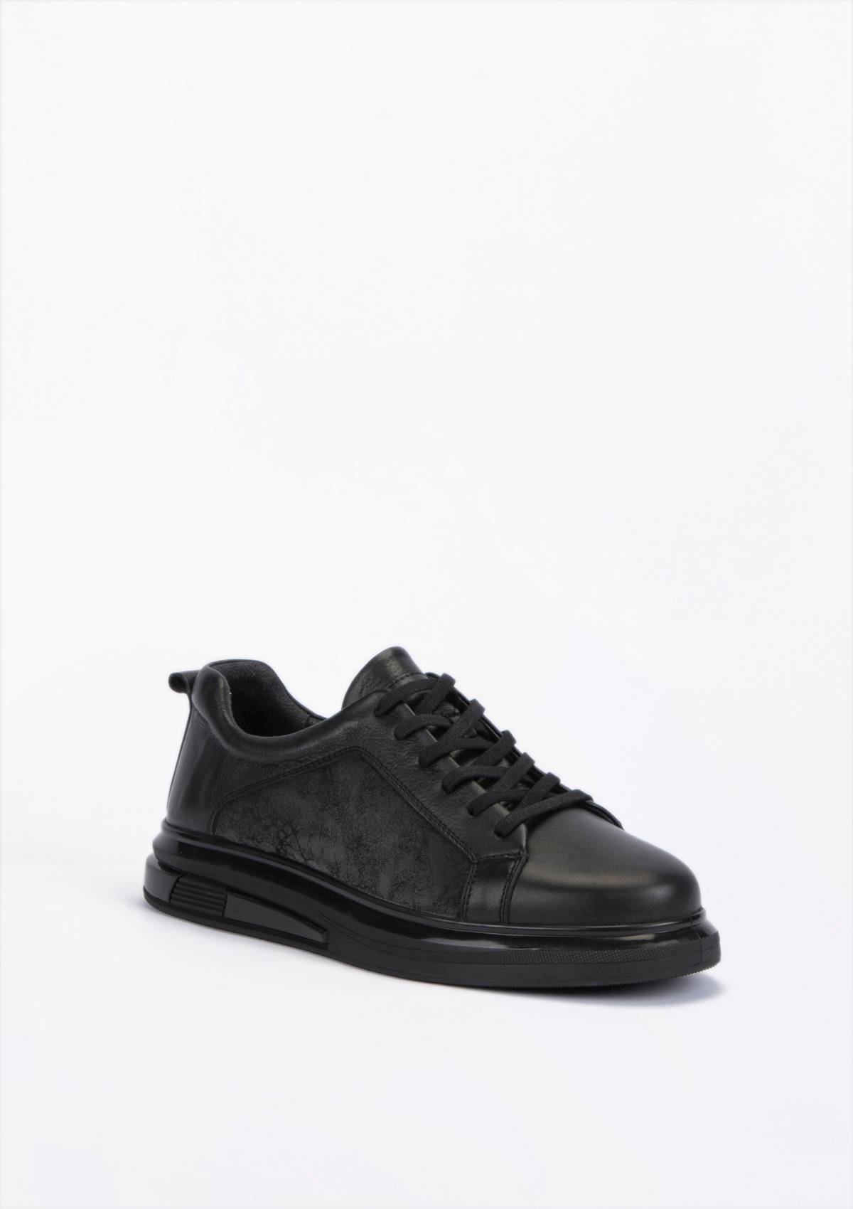 Uygun fiyatlı Erkek modeli Yeşil Kundura G13 Y479417 Erkek Siyah Deri Ayakkabı