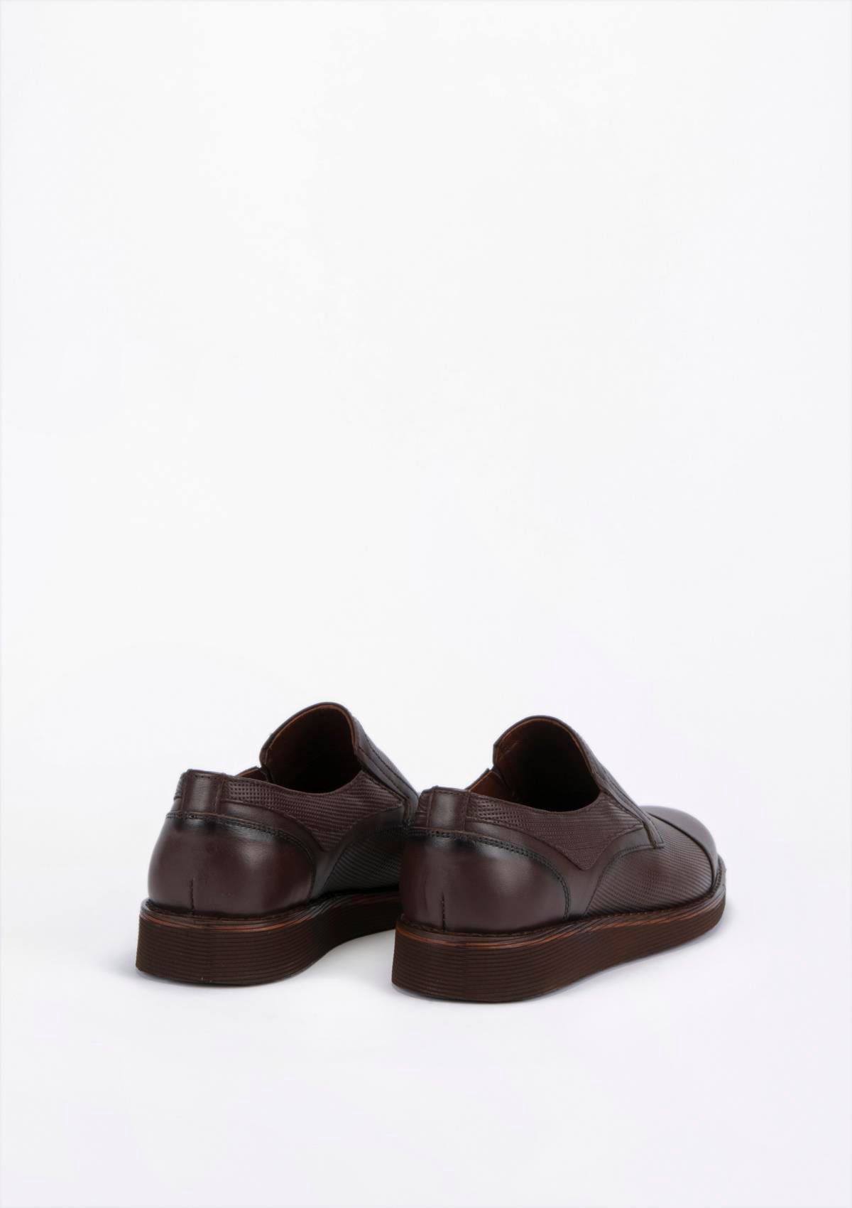 Uygun fiyatlı Erkek modeli Yeşil Kundura O18 R620-1 Erkek Kahverengi Deri Ayakkabı