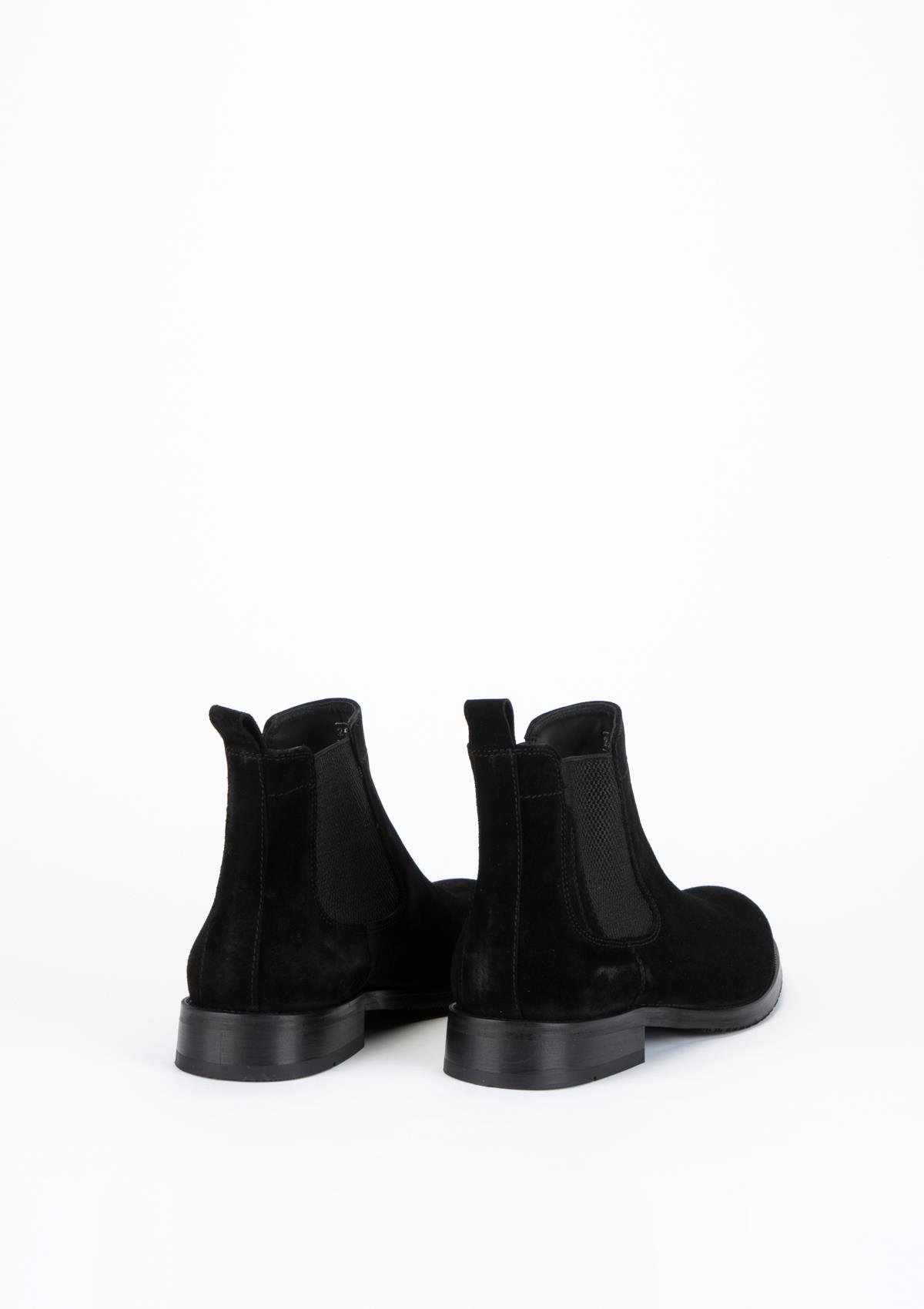 Uygun fiyatlı Erkek modeli Yeşil Kundura O12 20005 Erkek Siyah Süet Bot