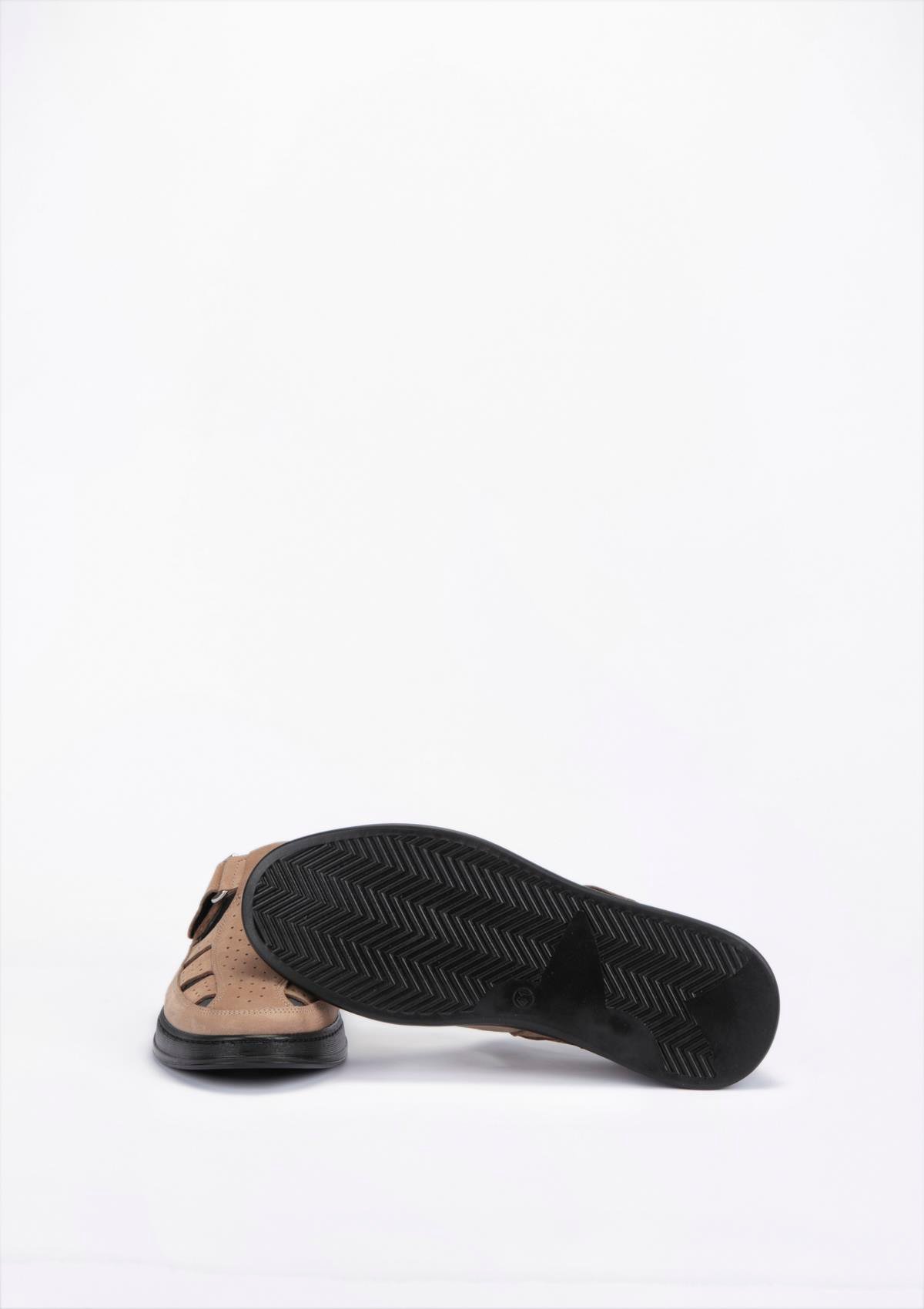 Uygun fiyatlı Erkek modeli Yeşil Kundura G13 Y599803 Erkek Bej Nubuk Ayakkabı