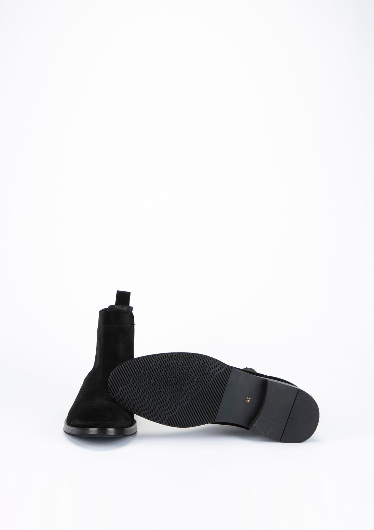 Uygun fiyatlı Erkek modeli Yeşil Kundura O12 20005 Erkek Siyah Süet Bot