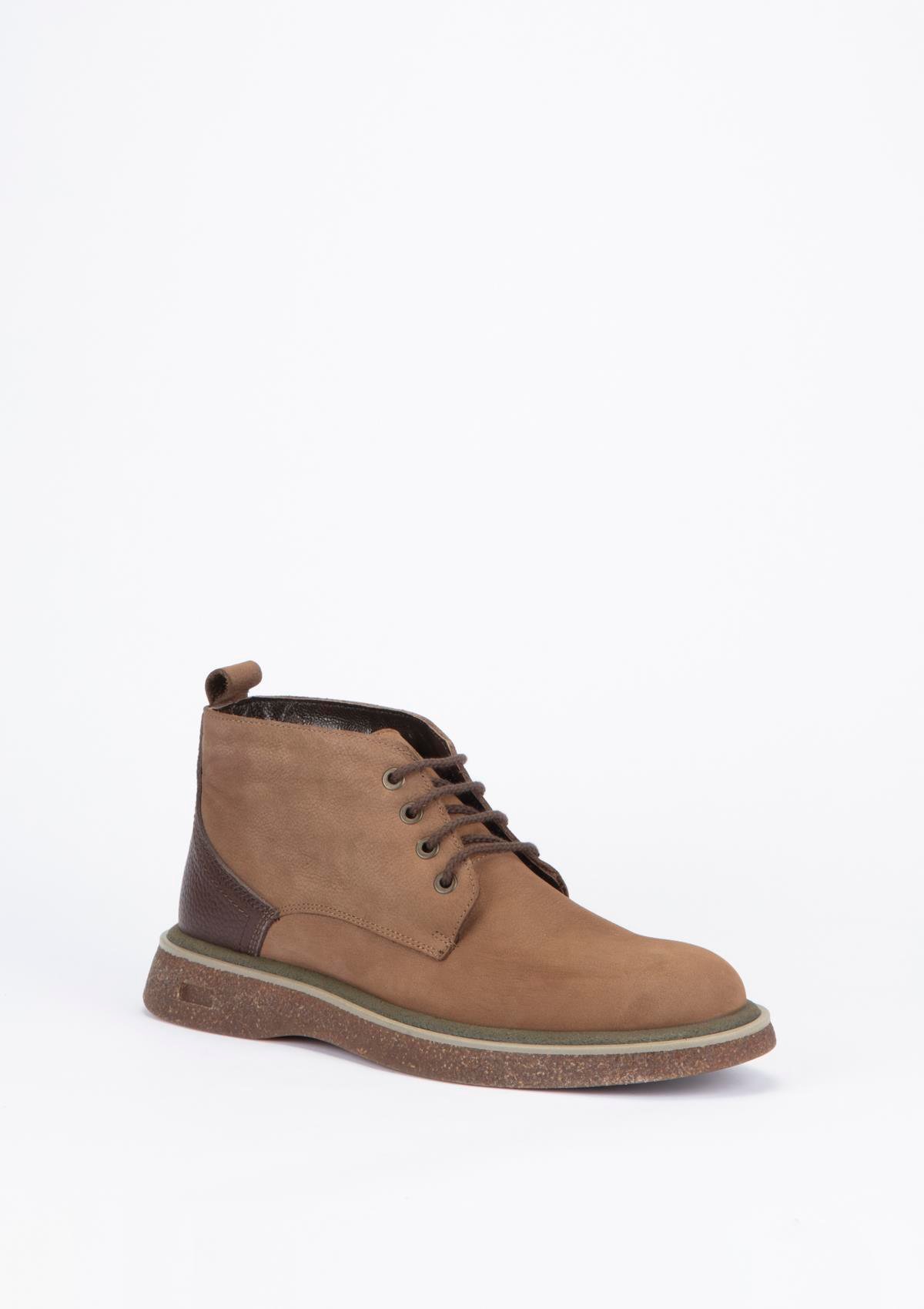 Uygun fiyatlı Erkek modeli Yeşil Kundura K21 BC22101  Erkek Vizon Nubuk Bot