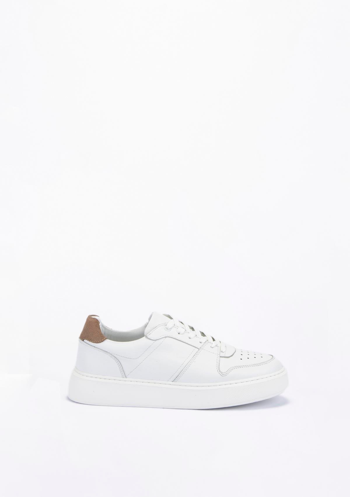 Uygun fiyatlı Erkek modeli Yeşil Kundura G13 Y279137 Erkek Beyaz Deri Ayakkabı